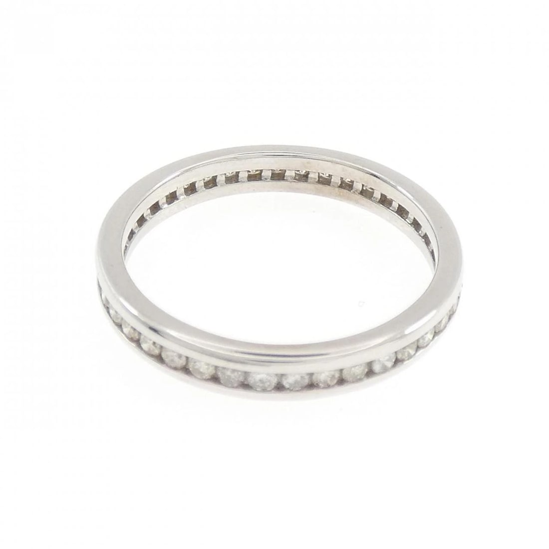 K18WG FULL ETERNITY DIAMOND RING - 2