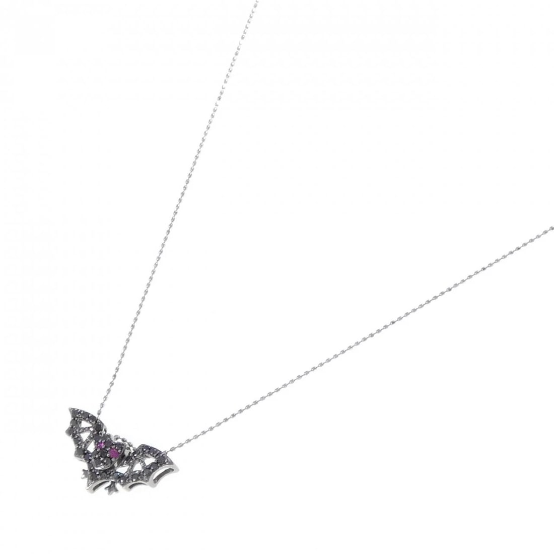 K18BG/K18WG BAT RUBY NECKLACE - 2