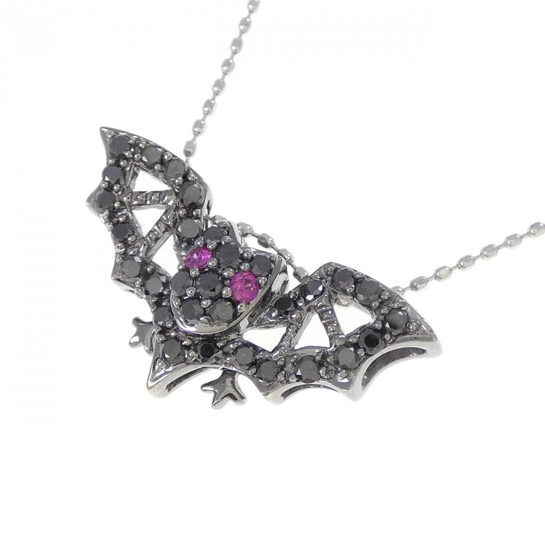 K18BG/K18WG BAT RUBY NECKLACE - 3