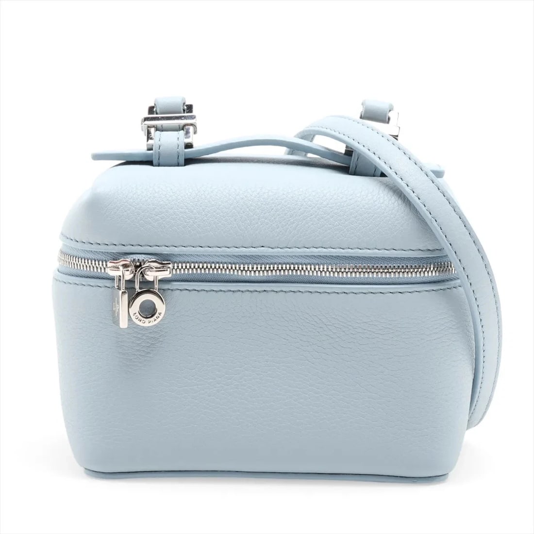 LORO PIANA EXTRAS POCKETS SHOULDER BAG: Loro Piana extras pockets Shoulder Bag Brand: Loro Piana Type/Style: Shoulder Bag Material: Leather Color: Blue Size: Height:3.5inchLength:4.7inchDepth:3.5inch Accessories: None Accessories Notice: