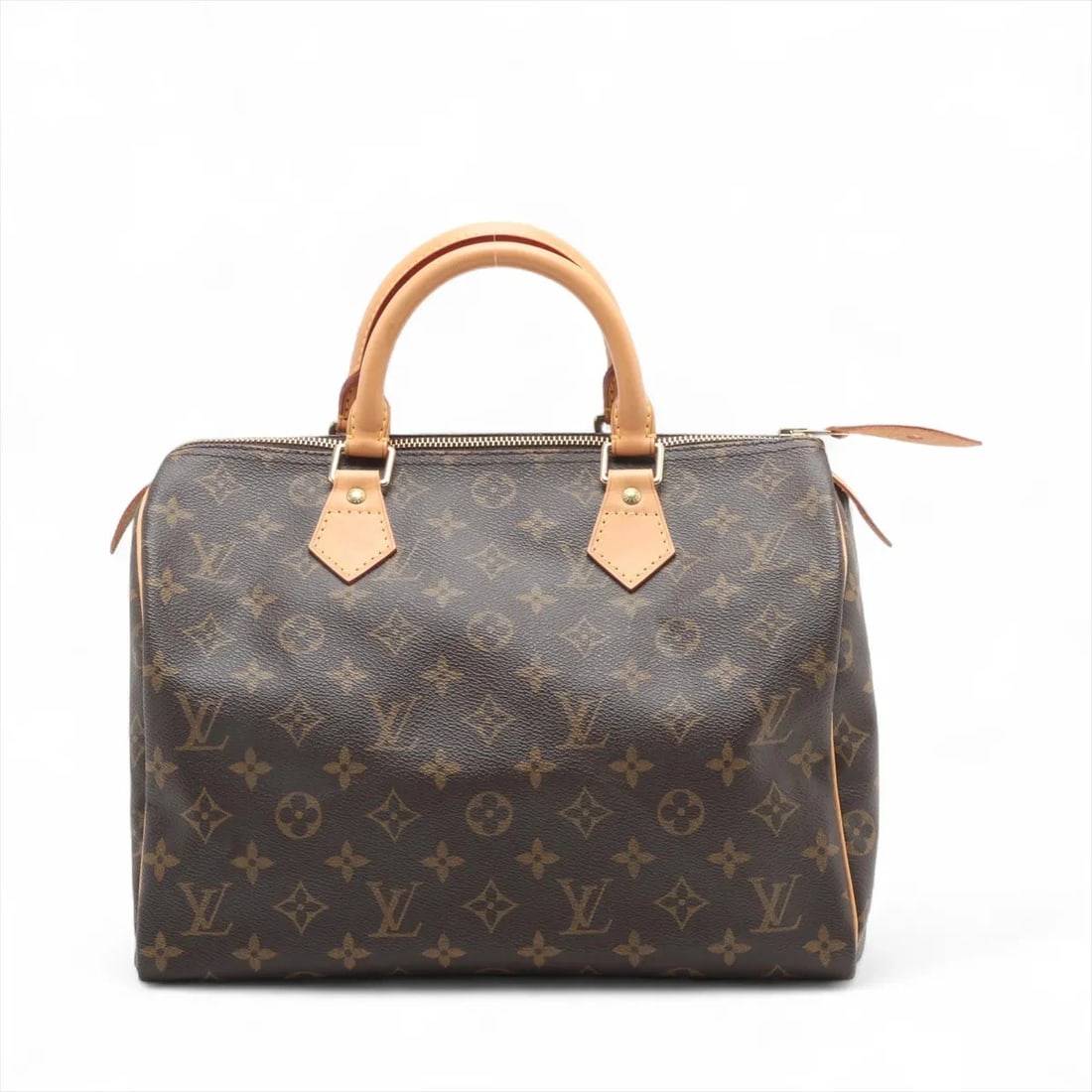 LOUIS VUITTON MONOGRAM SPEEDY: Louis Vuitton Monogram Speedy Brand: Louis Vuitton Type/Style: Top Handle Bag Material: Monogram Color: Brown Size: Height:8.5inchLength:12.0inchDepth:6.9inch Accessories: None Accessories