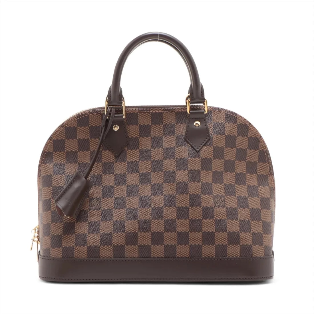 LOUIS VUITTON DAMIER ALMA BROWN: Louis Vuitton Damier Alma Brown Brand: Louis Vuitton Type/Style: Top Handle Bag Material: None Color: Brown Size: Height:9.1inchLength:12.2inchDepth:6.1inch Accessories: None Accessories Notice: When