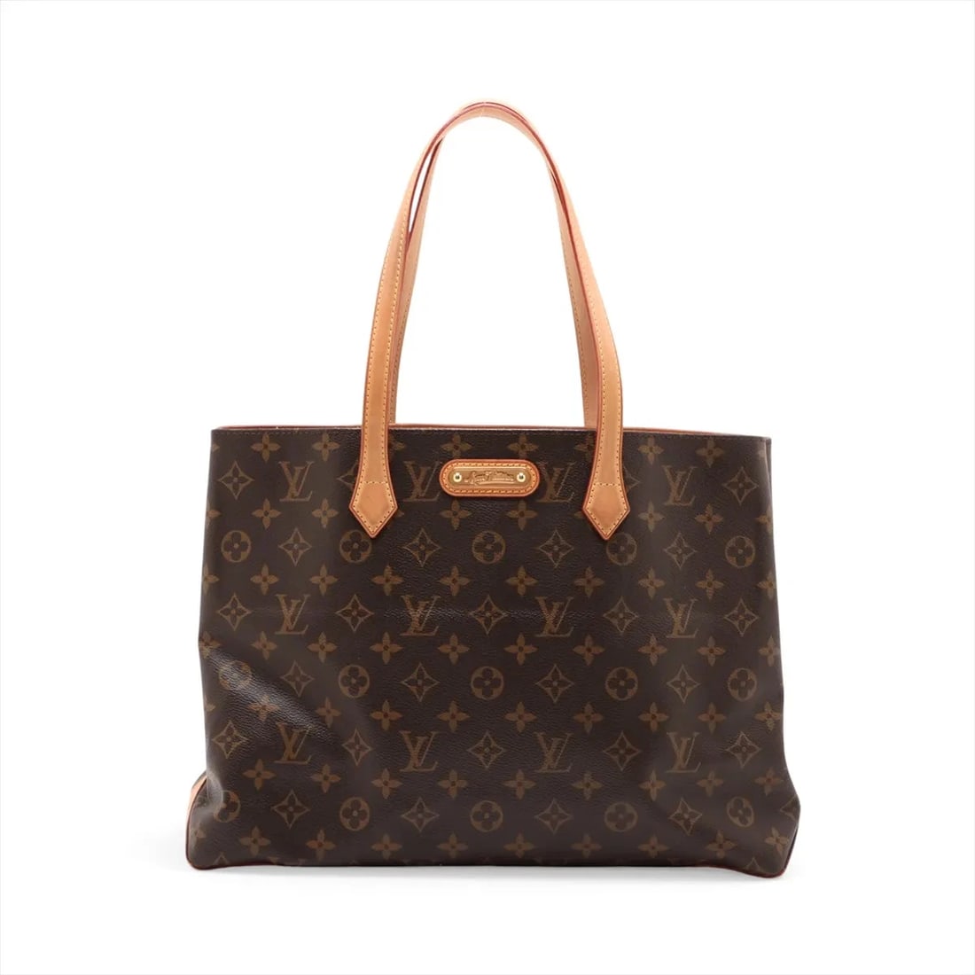 LOUIS VUITTON MONOGRAM WILSHIRE: Louis Vuitton Monogram Wilshire Brand: Louis Vuitton Type/Style: Tote Material: Monogram Color: Brown Size: Height:10.6inchLength:15.4inchDepth:4.7inch Accessories: None Accessories Notice