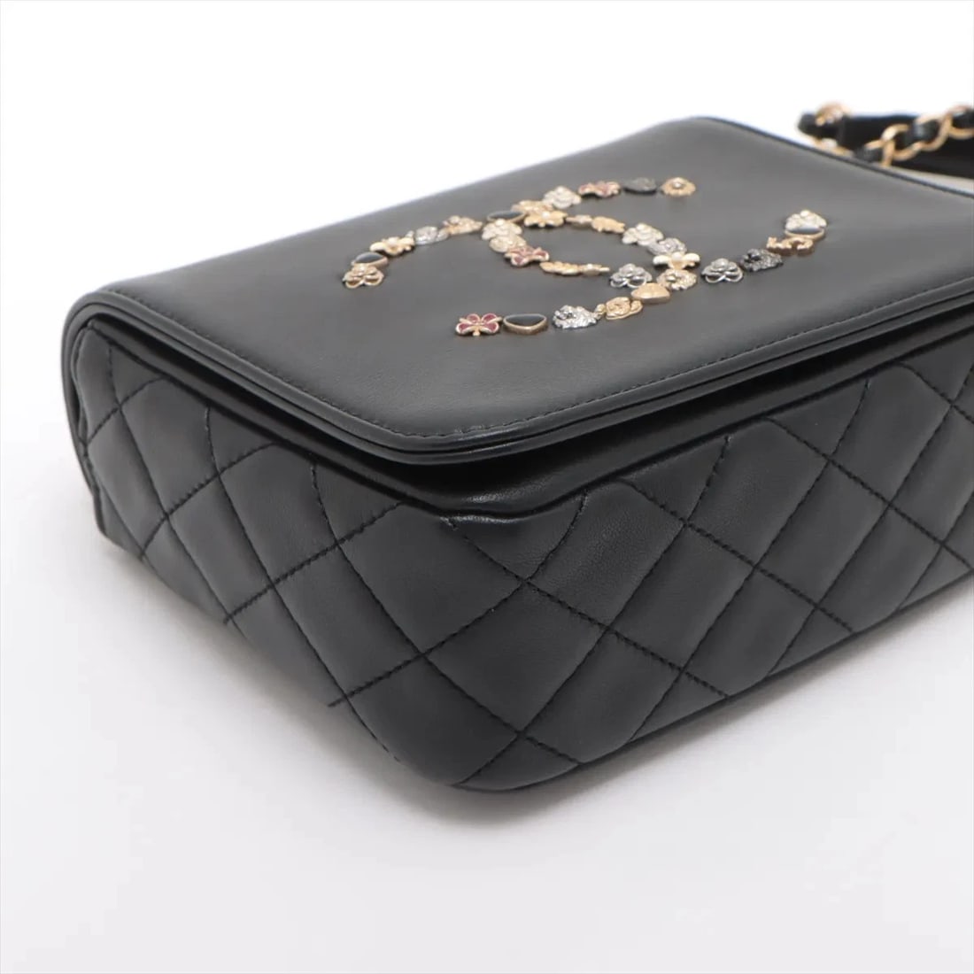CHANEL COCO MARK SINGLE CHAIN BAG - 4