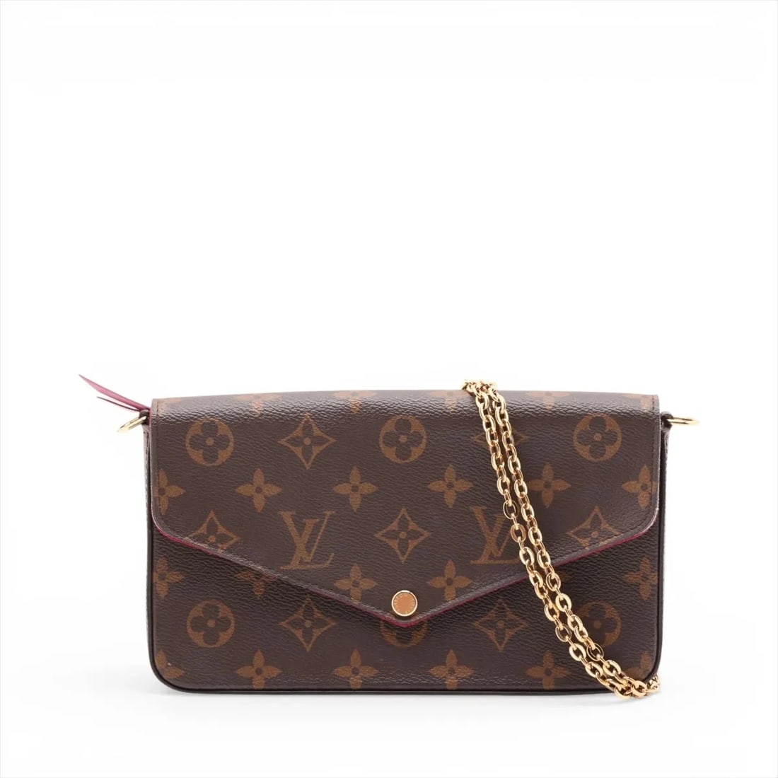 LOUIS VUITTON MONOGRAM POCHETTE FELICIE: Louis Vuitton Monogram Pochette Felicie Brand: Louis Vuitton Type/Style: Shoulder Bag Material: Monogram Color: Brown Size: Height:4.7inchLength:8.3inchDepth:1.2inch Accessories: None Acce
