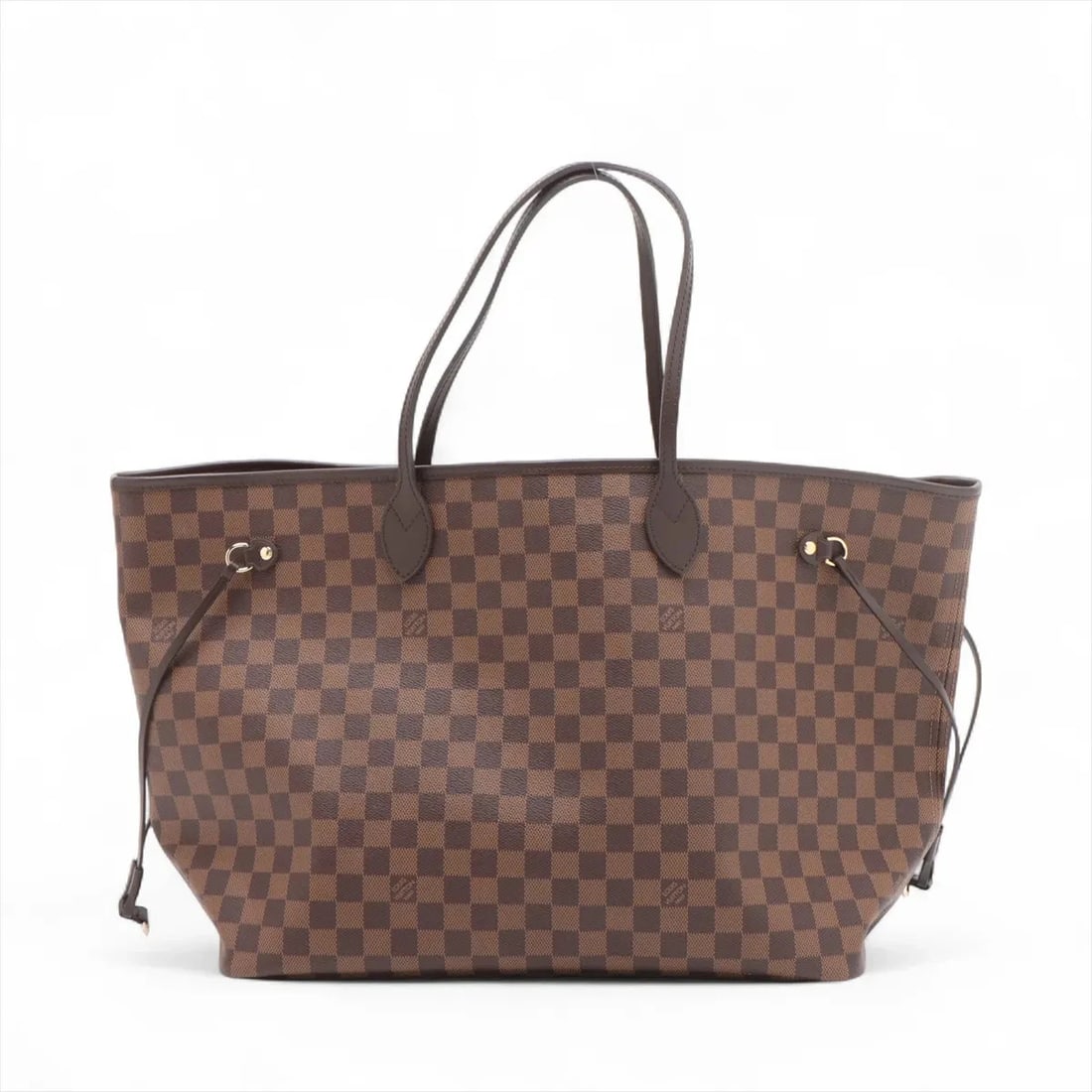 LOUIS VUITTON DAMIER NEVERFULL: Louis Vuitton Damier Neverfull Brand: Louis Vuitton Type/Style: Tote Material: None Color: Brown Size: Height:12.6inchLength:15.6inchDepth:7.9inch Accessories: None Accessories Notice: Whe