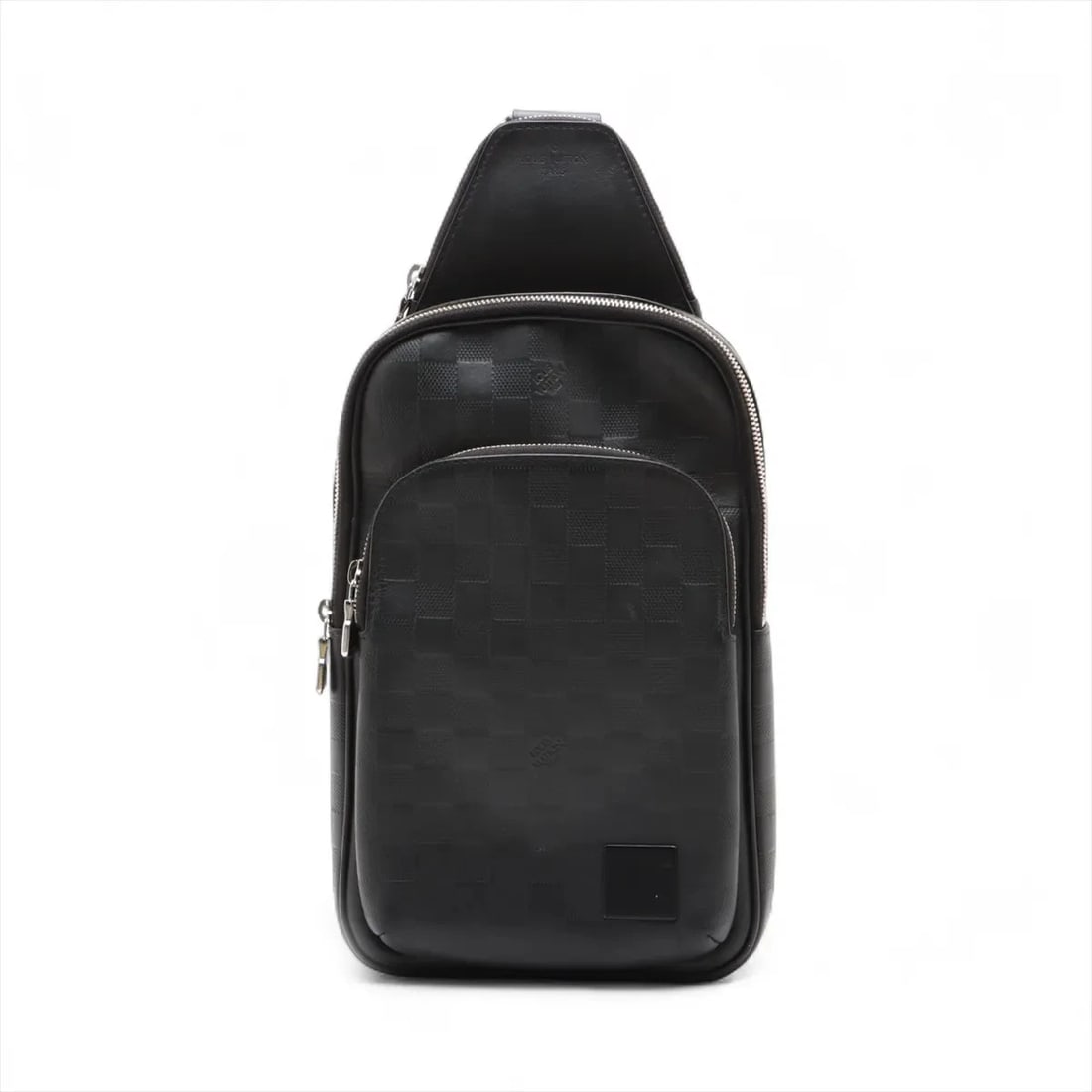 LOUIS VUITTON DAMIER INFINI AVENUE SLING BAG: Louis Vuitton Damier Infini Avenue Sling Bag Brand: Louis Vuitton Type/Style: Belt Bag & Fanny Pack Material: None Color: Black x Gray Size: Height:11.8inchLength:7.5inchDepth:1.4inch Accessories: