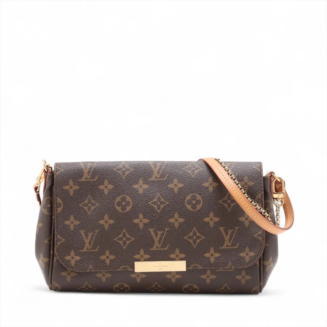 LOUIS VUITTON MONOGRAM FAVORITE: Louis Vuitton Monogram Favorite Brand: Louis Vuitton Type/Style: Shoulder Bag Material: Monogram Color: Brown Size: Height:5.9inchLength:9.6inchDepth:1.8inch Accessories: None Accessories