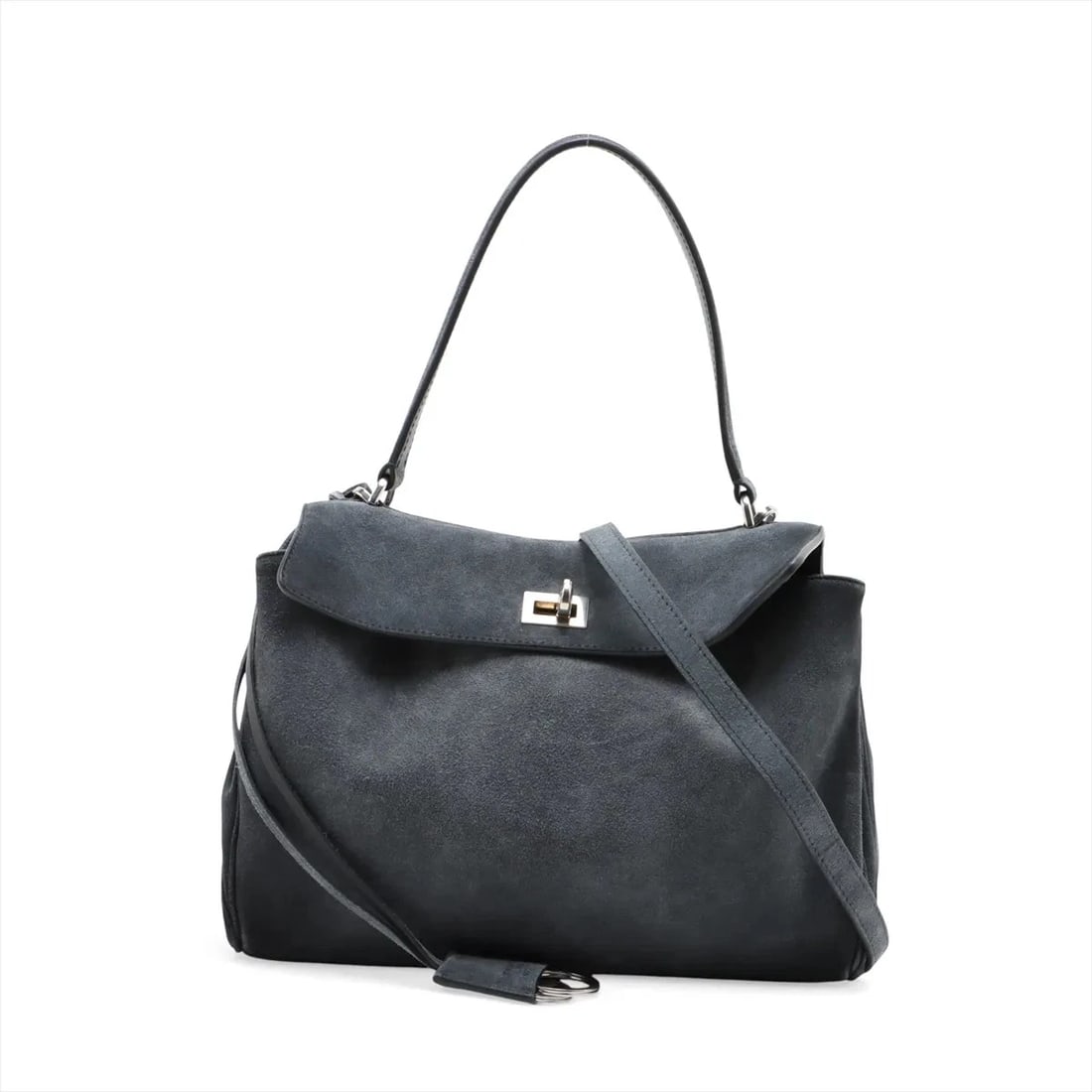 BALENCIAGA RODEO SMALL SUEDE 2 WAY HANDBAG (1 of 4)