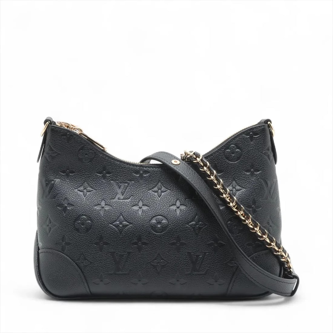 LOUIS VUITTON MONOGRAM EMPREINTE BOULOGNE: Louis Vuitton monogram empreinte Boulogne Brand: Louis Vuitton Type/Style: Shoulder Bag Material: None Color: Black Size: Height:7.3inchLength:10.4inchDepth:4.1inch Accessories: None Acces