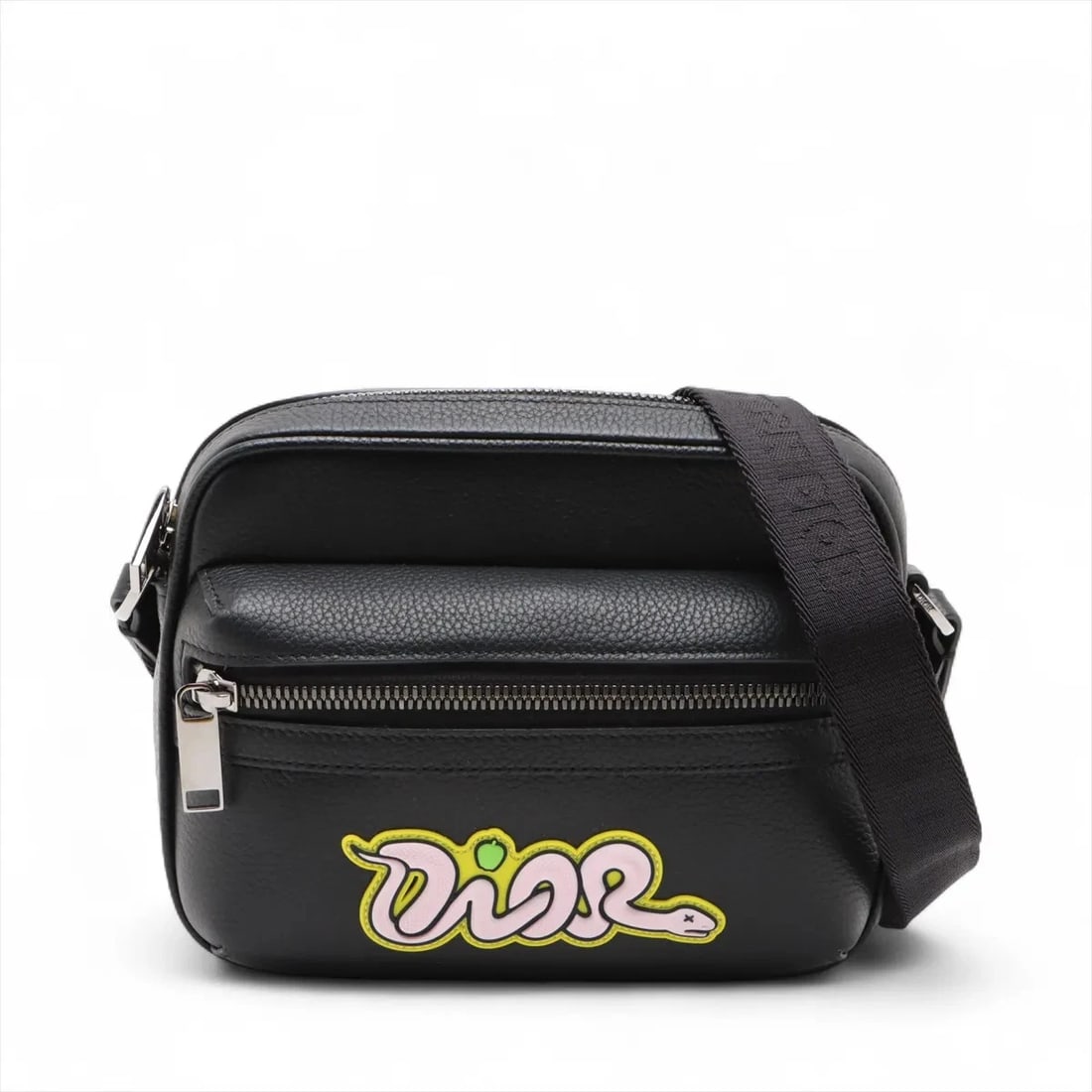 DIOR?KAWS RIDER 2.0 LEATHER SHOULDER BAG (1 of 4)