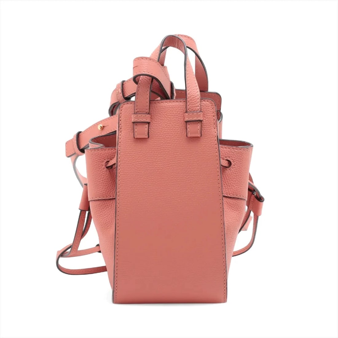 LOEWE HAMMOCK DRAWSTRING MINI LEATHER 2 WAY HANDBAG - 2