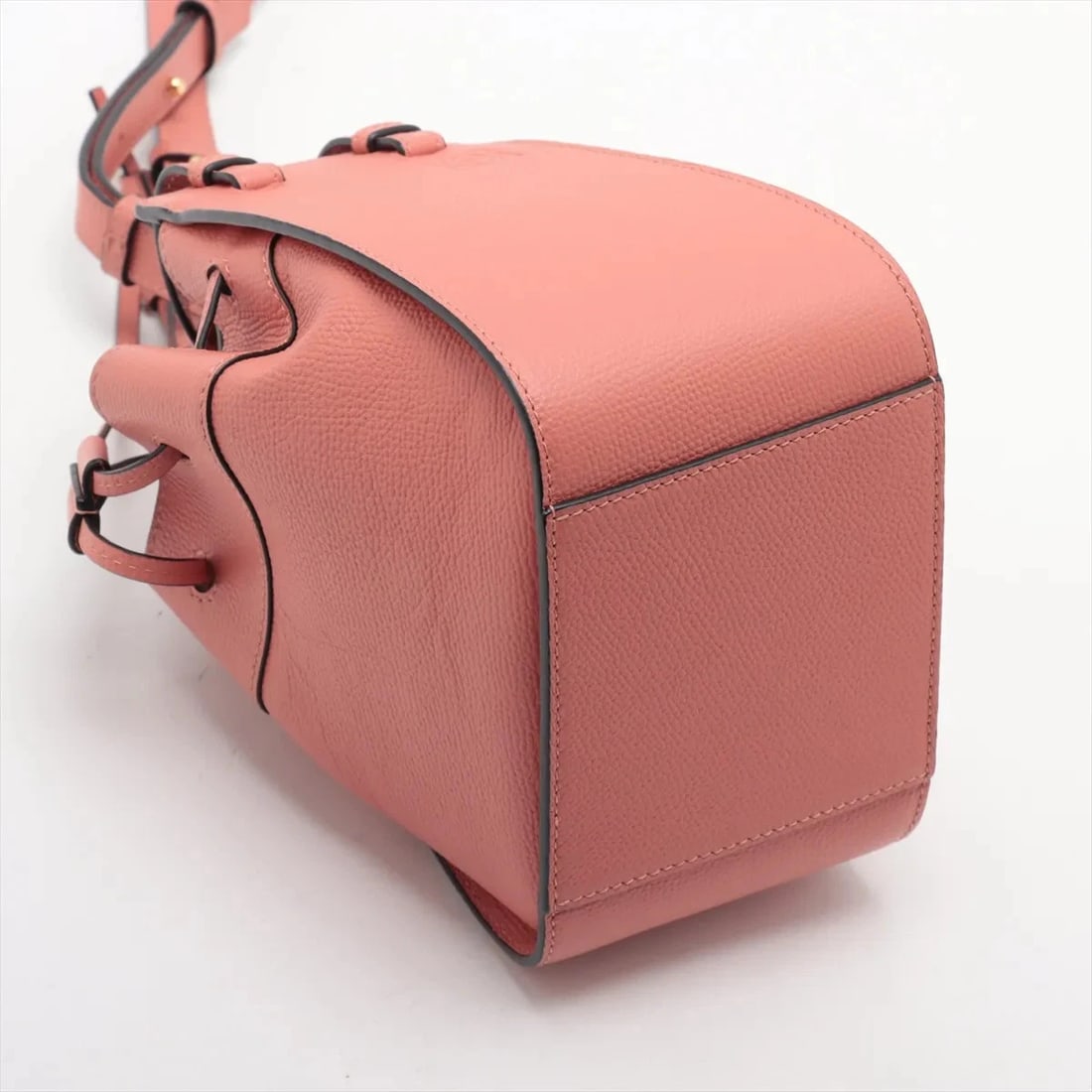 LOEWE HAMMOCK DRAWSTRING MINI LEATHER 2 WAY HANDBAG - 4