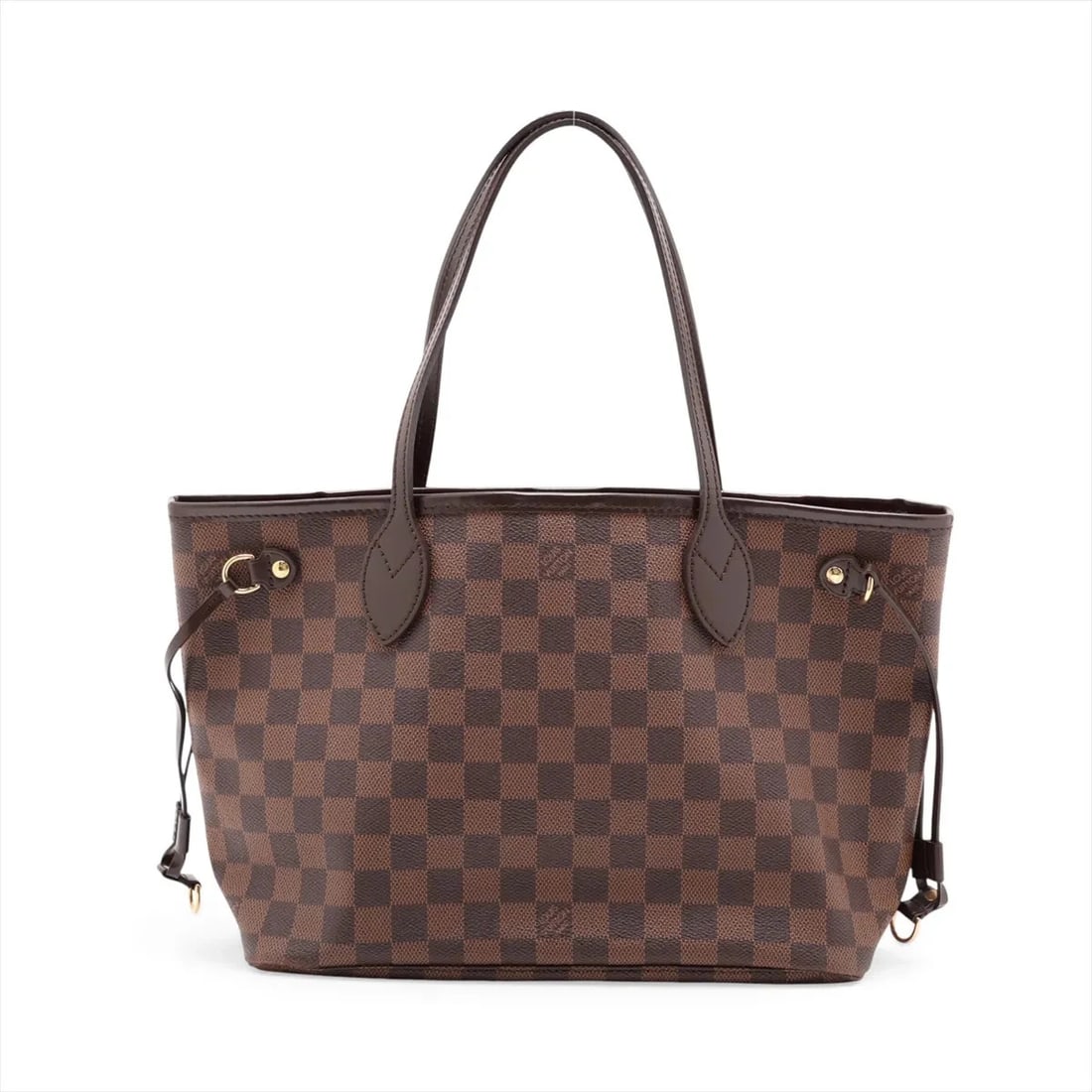 LOUIS VUITTON DAMIER NEVERFULL: Louis Vuitton Damier Neverfull Brand: Louis Vuitton Type/Style: Tote Material: None Color: Brown Size: Height:8.7inchLength:11.2inchDepth:4.9inch Accessories: None Accessories Notice: When