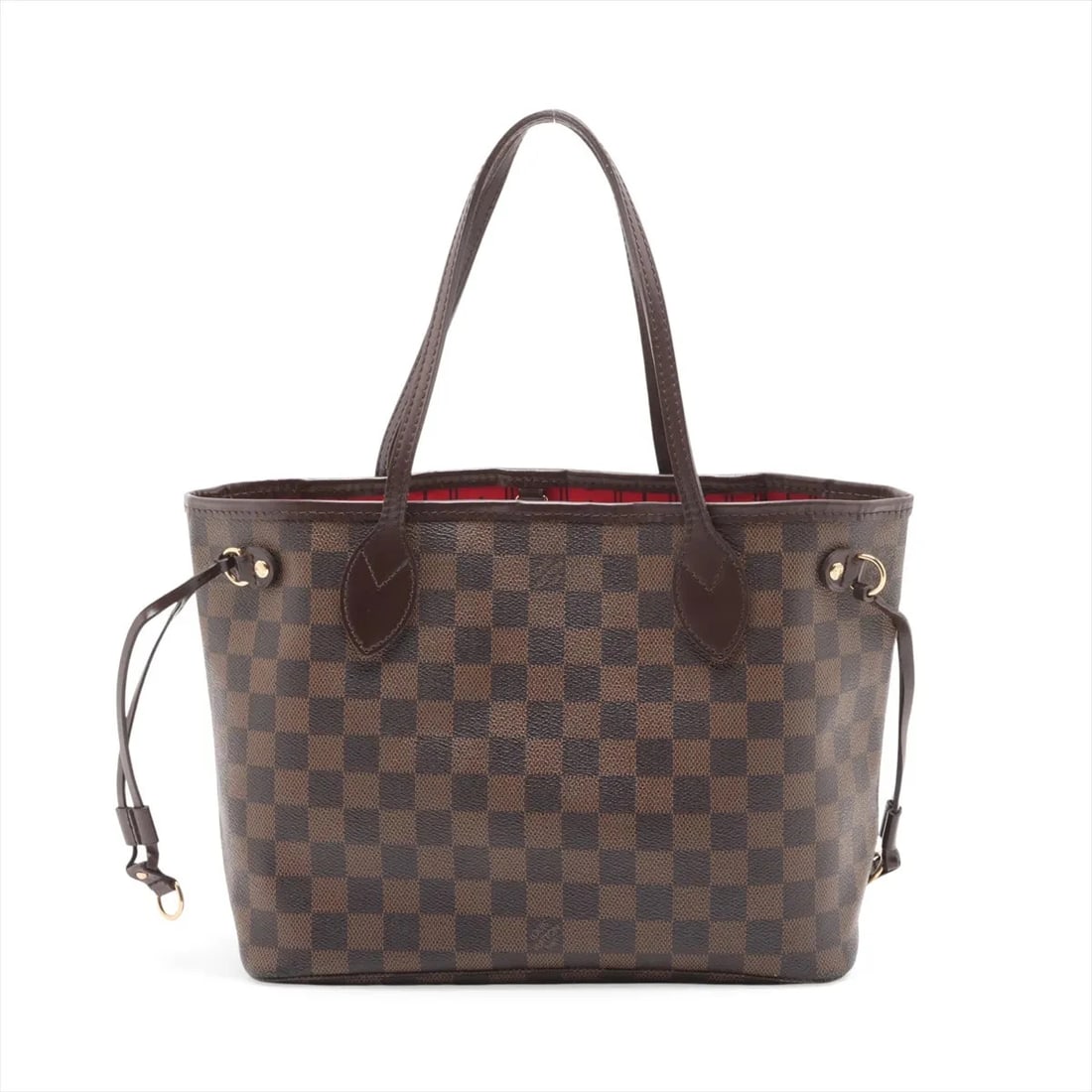 LOUIS VUITTON DAMIER NEVERFULL PM BROWN: Louis Vuitton Damier Neverfull PM Brown Brand: Louis Vuitton Type/Style: Tote Material: None Color: Brown Size: Height:8.7inchLength:11.2inchDepth:4.9inch Accessories: None Accessories Notice: When