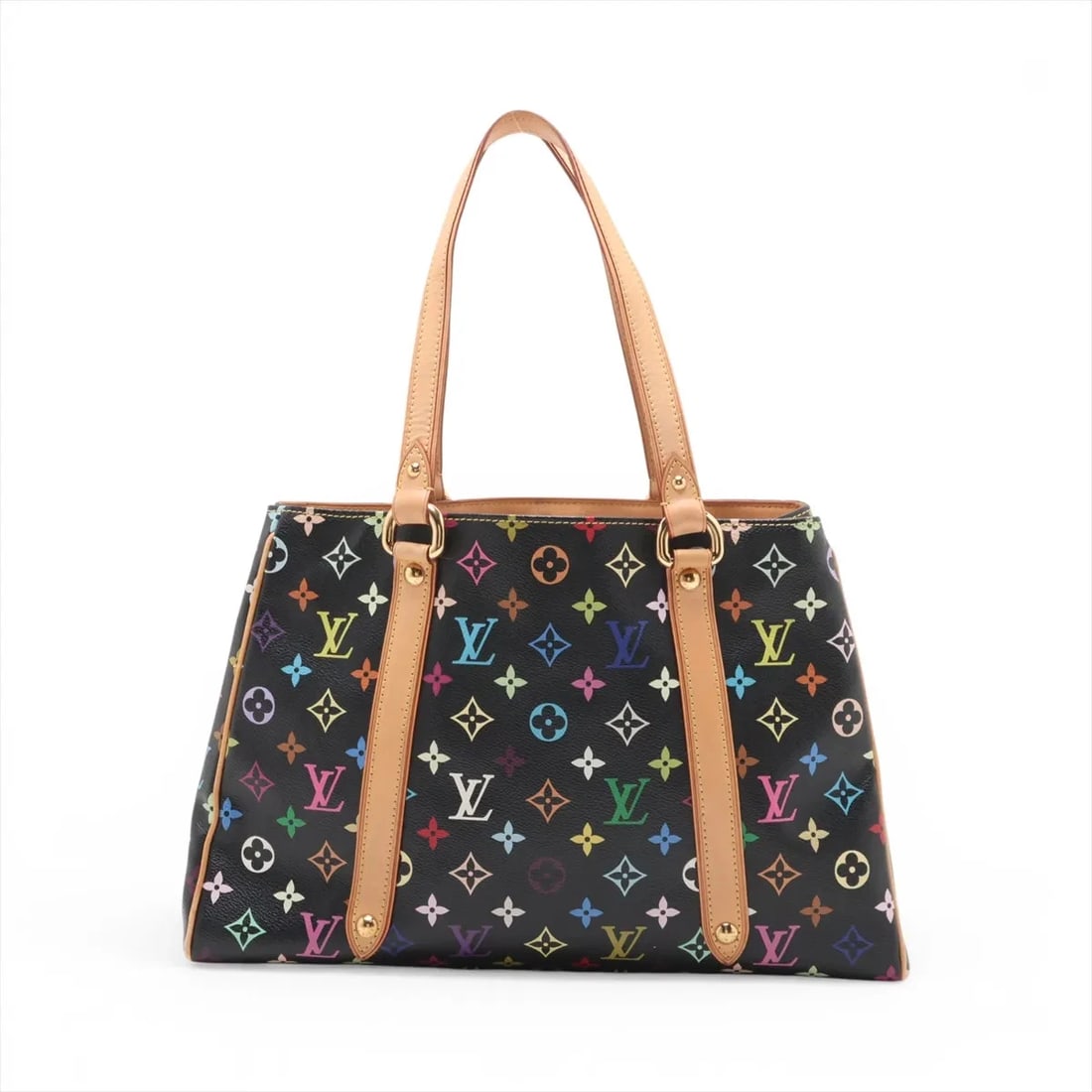 LOUIS VUITTON MULTICOLOR AURELIA MM BLACK: Louis Vuitton Multicolor Aurelia MM Black Brand: Louis Vuitton Type/Style: Tote Material: None Color: Black Size: Height:9.6inchLength:14.8inchDepth:4.9inch Accessories: None Accessories Notice: When