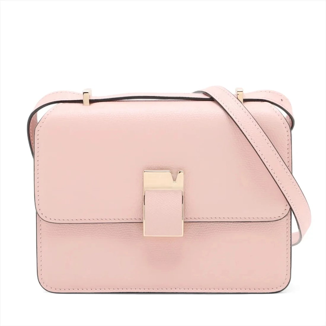 VALEXTRA NORO SMALL LEATHER SHOULDER BAG PINK: Valextra Noro Small Leather Shoulder bag Pink Brand: Valextra Type/Style: Shoulder Bag Material: Leather Color: Pink Size: Height:5.5inchLength:7.5inchDepth:2.8inch Accessories: None Acces