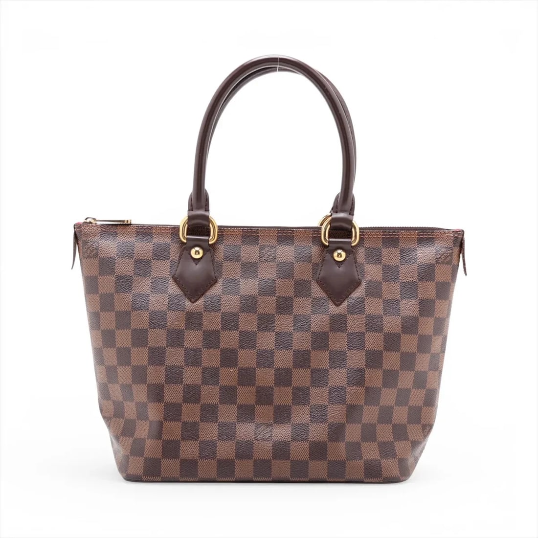 LOUIS VUITTON DAMIER SALEYA PM BROWN: Louis Vuitton Damier Saleya PM Brown Brand: Louis Vuitton Type/Style: Top Handle Bag Material: None Color: Brown Size: Height:8.7inchLength:10.2inchDepth:5.9inch Accessories: None Accessor