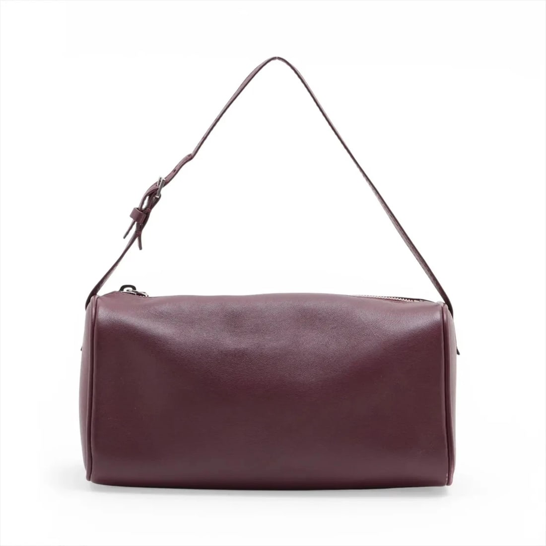 THE ROW 90'S LEATHER HAND BAG BORDEAUX: The Row 90's Leather Hand bag Bordeaux Brand: The Row Type/Style: Top Handle Bag Material: Leather Color: Bordeaux Size: Height:3.7inchLength:7.3inchDepth:2.8inch Accessories: None Accesso