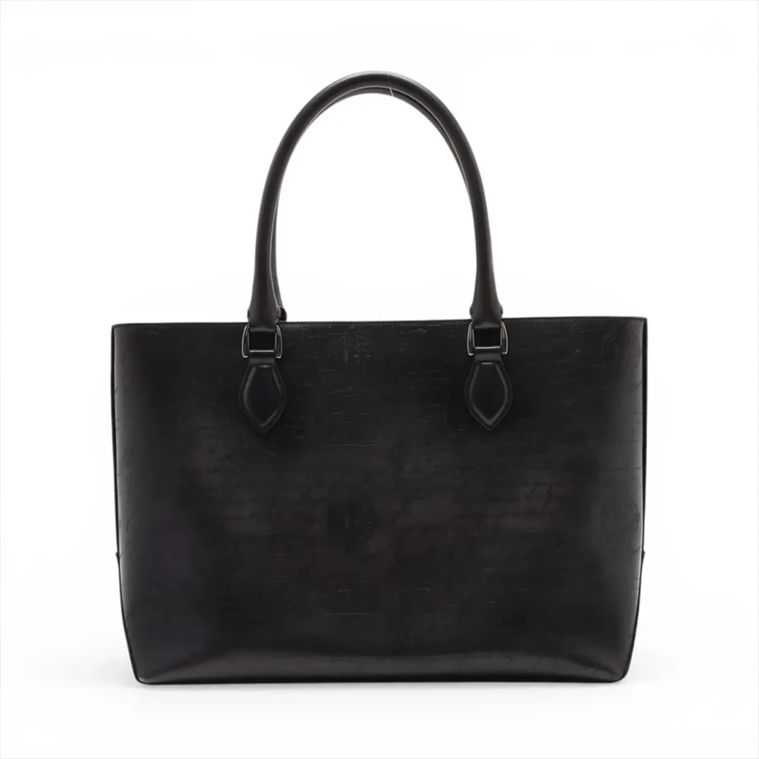 BERLUTI CALLIGRAPHY TOTE BAG: Berluti Calligraphy Tote bag Brand: Berluti Type/Style: Tote Material: Leather Color: Black Size: Height:11.8inchLength:15.7inchDepth:5.1inch Accessories: None Accessories Notice: When pur