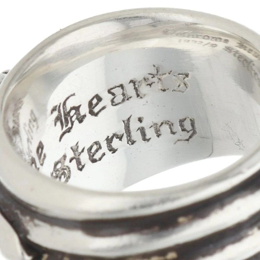 CHROME HEARTS DAGGER SILVER RING MEN'S - 2