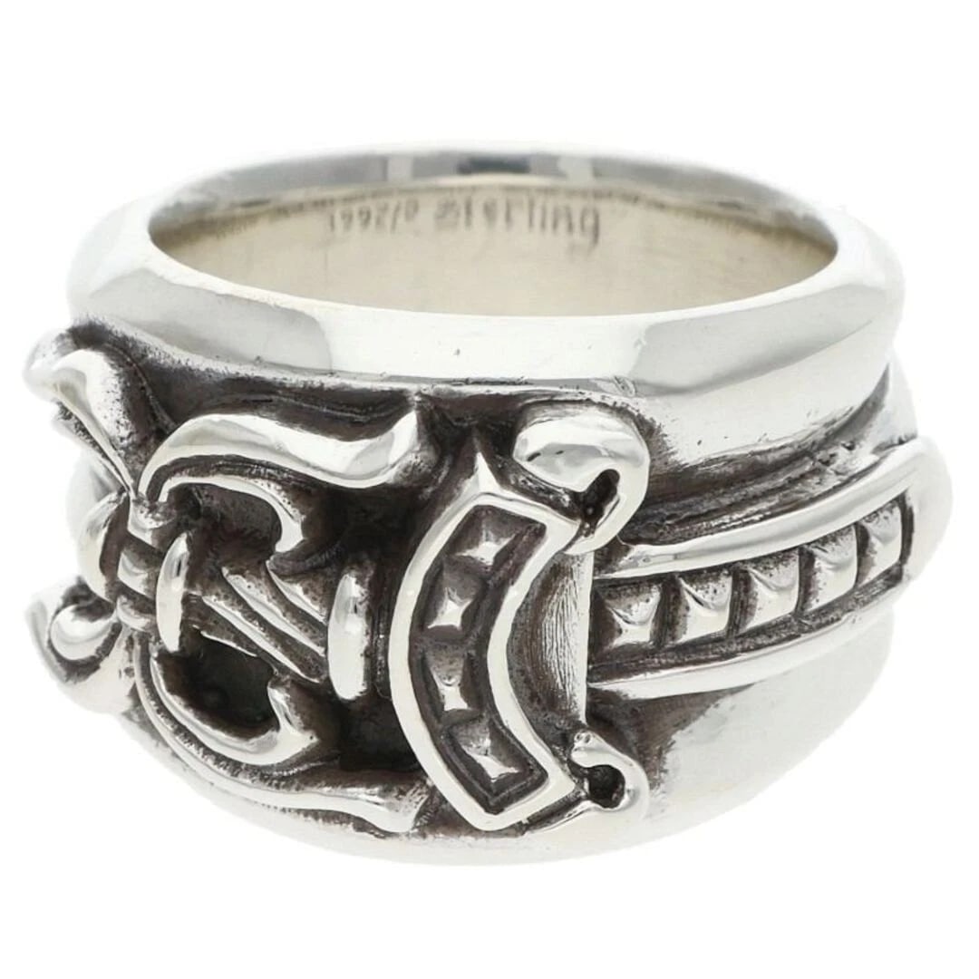 CHROME HEARTS DAGGER SILVER RING MEN'S: Chrome Hearts Dagger Silver Ring Men's Brand: Chrome Hearts Type/Style: Ring Material: 925 Silver Color: silver Size: US Size 9 Accessories: None Accessories Notice: When purchasing pre-ow