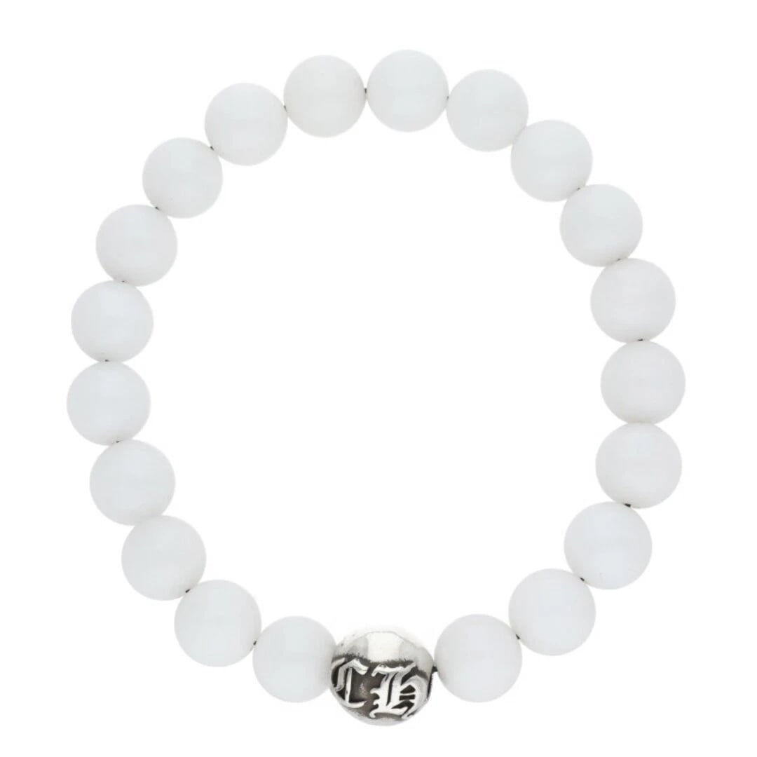 CHROME HEARTS BEAD BRACELET BEADS SILVER: Chrome Hearts Bead Bracelet Beads Silver Brand: Chrome Hearts Type/Style: Others Material: 925 Silver Color: silver Size: wrist 19.5cm Accessories: None Accessories Notice: When purchasing pre-owned