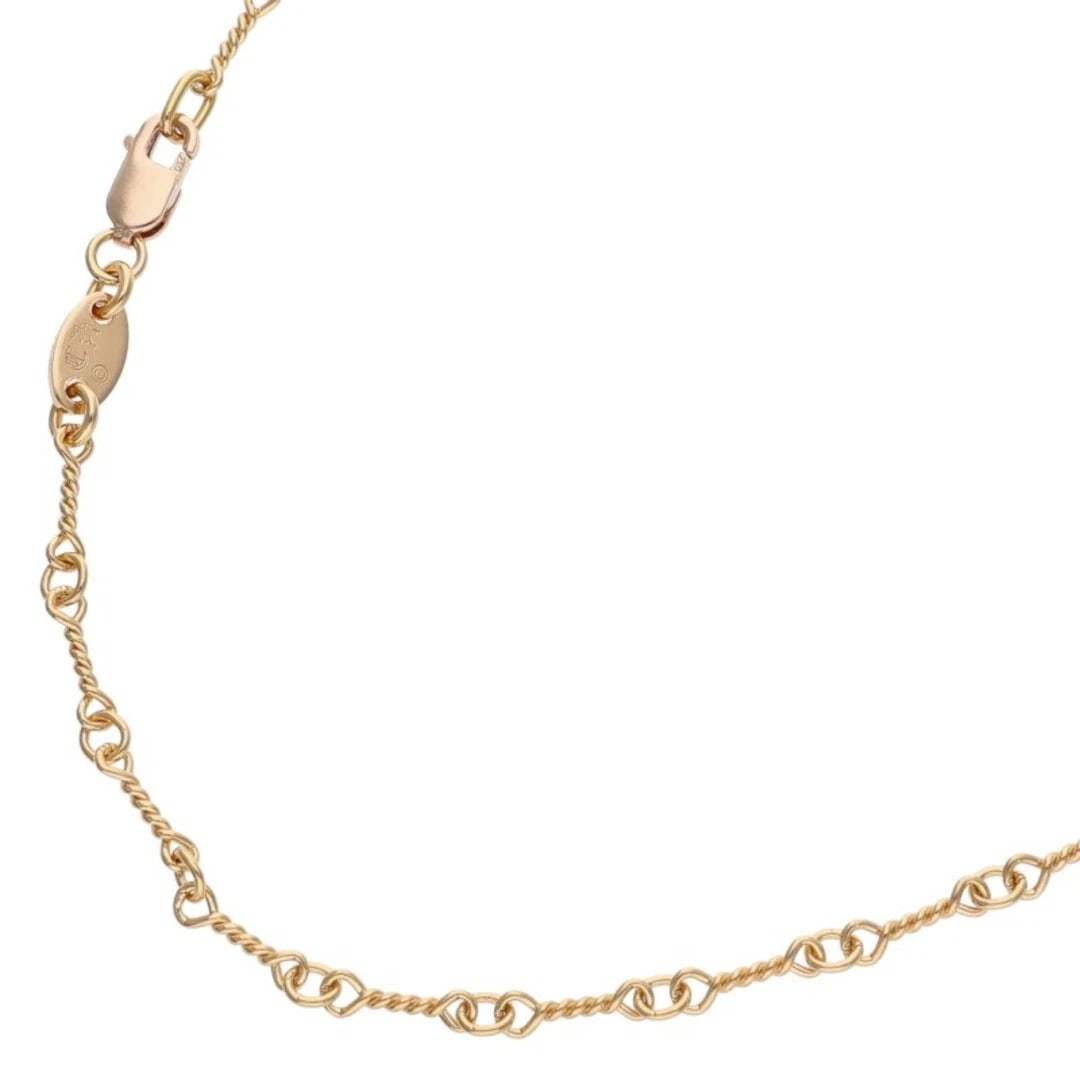 CHROME HEARTS NECKCHAIN TWIST CHAIN 20INCH GOLD NECKLACE: Chrome Hearts NECKCHAIN Twist Chain 20inch Gold Necklace Brand: Chrome Hearts Type/Style: Necklace Material: 22K Gold Color: Gold Size: total length 51cm Accessories: None Accessories Notice: When