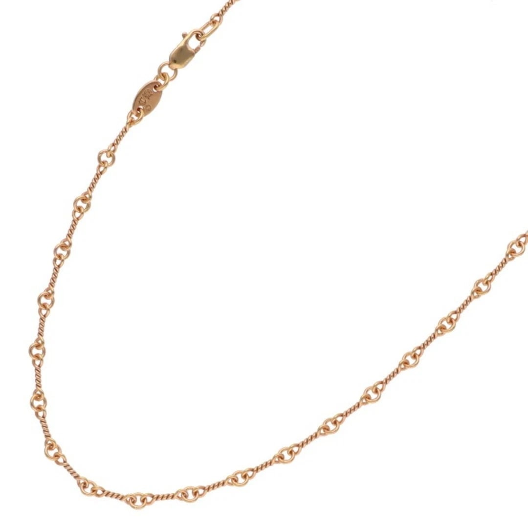 CHROME HEARTS NECKCHAIN T20 TWIST CHAIN 20INCH GOLD NECKLACE: Chrome Hearts NECKCHAIN T20 Twist Chain 20inch Gold Necklace Brand: Chrome Hearts Type/Style: Necklace Material: 22K Gold Color: Gold Size: Total Chain Length 50.5cm Accessories: None Accessories