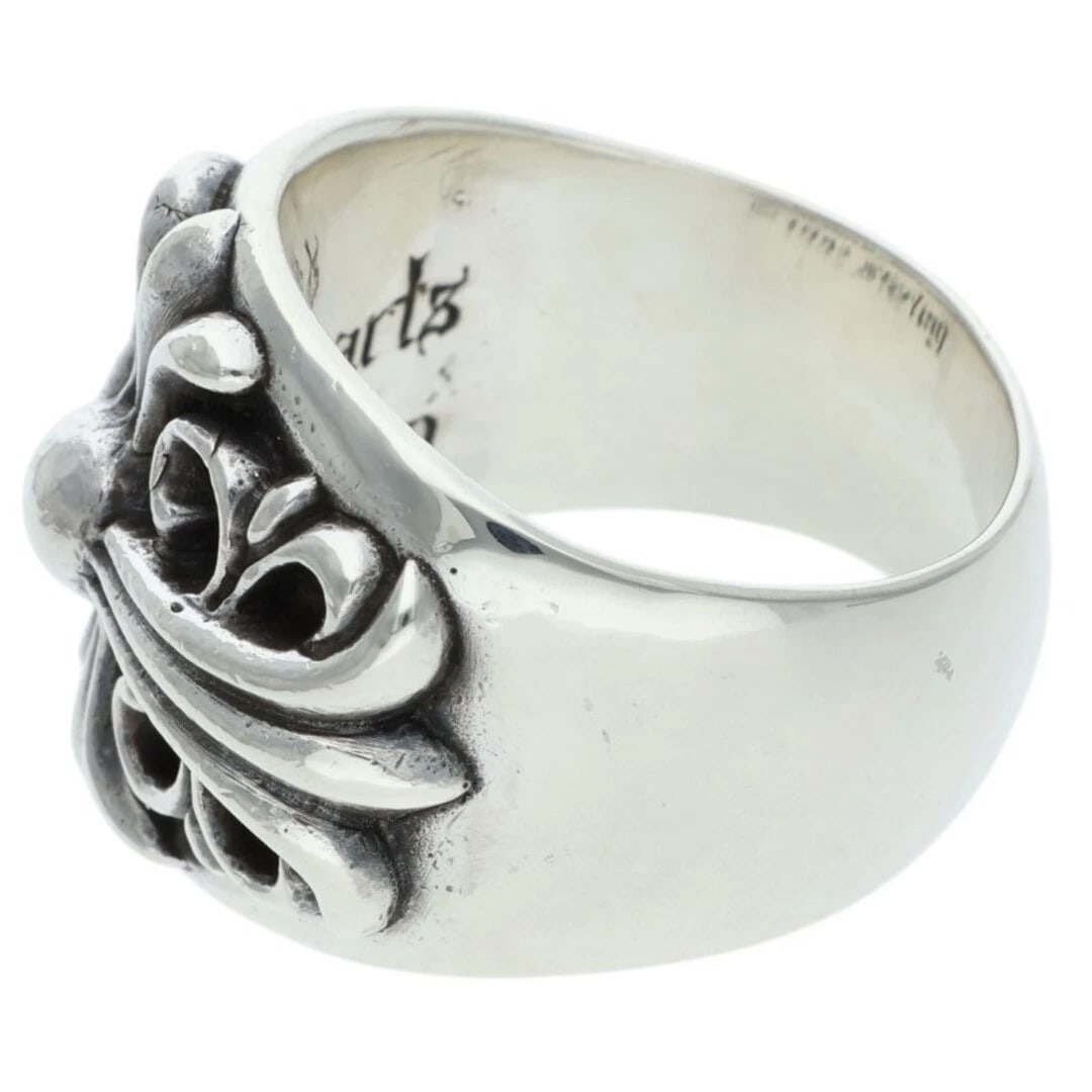 CHROME HEARTS KEEPER SILVER RING - 2