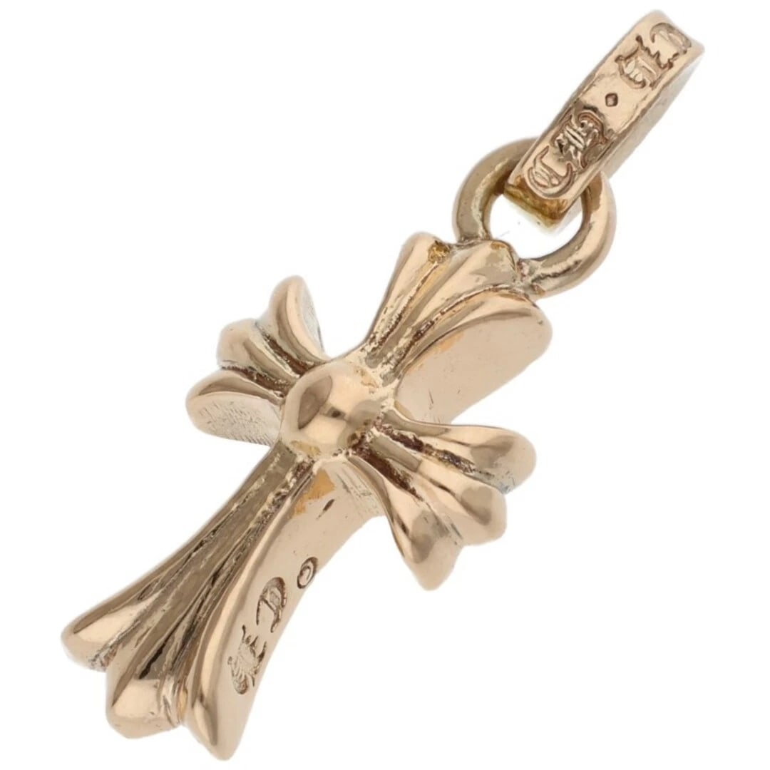 CHROME HEARTS CRS BBYFAT BABY FAT CHARM GOLD NECKLACE TOP: Chrome Hearts CRS BBYFAT Baby Fat Charm Gold Necklace Top Brand: Chrome Hearts Type/Style: Necklace Material: 22K Gold Color: Gold Size: vertical 2.4cm Accessories: None Accessories Notice