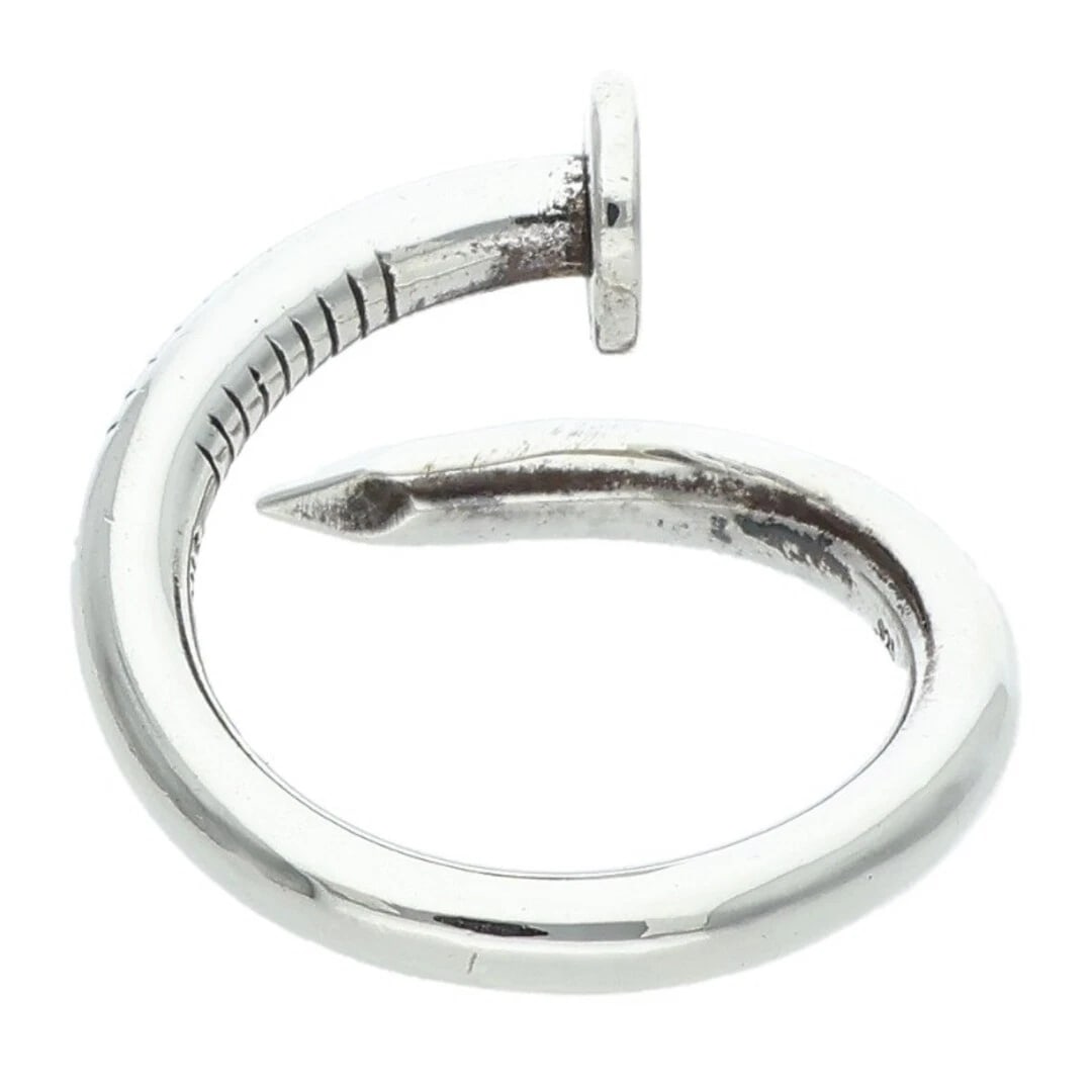 CHROME HEARTS NAIL FLAT SILVER RING - 2