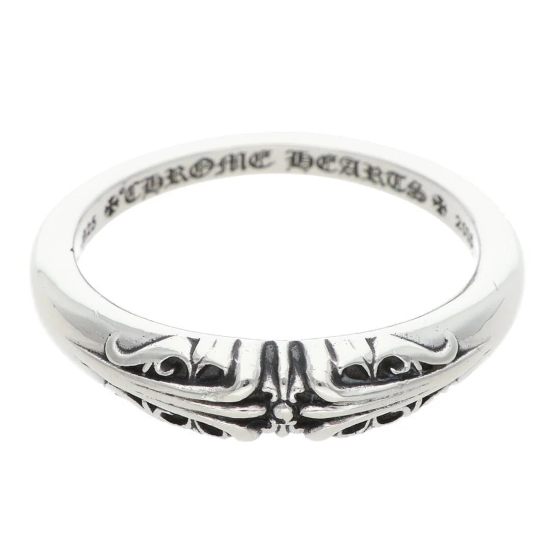CHROME HEARTS BABY CLSC CLASSIC K&T SILVER RING: Chrome Hearts BABY CLSC Classic K&T Silver Ring Brand: Chrome Hearts Type/Style: Ring Material: 925 Silver Color: silver Size: 9.5 - 9.75 US Accessories: None Accessories Notice: When purchasing