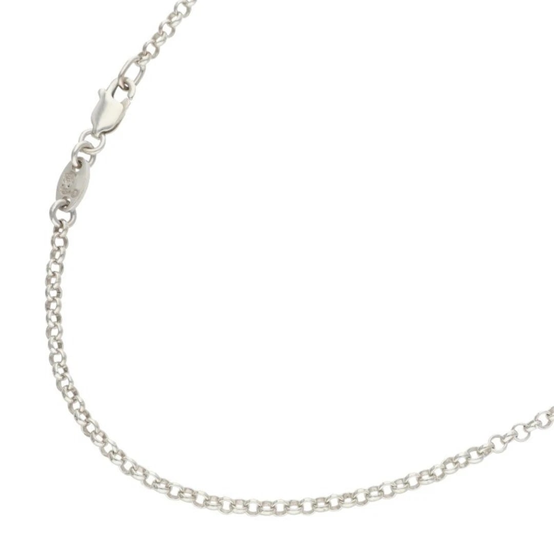 CHROME HEARTS NECKCHAIN 20 ROLL CHAIN SILVER NECKLACE: Chrome hearts NECKCHAIN 20 roll chain silver necklace Brand: Chrome Hearts Type/Style: Necklace Material: 925 Silver Color: silver Size: total length 53cm Accessories: None Accessories Not