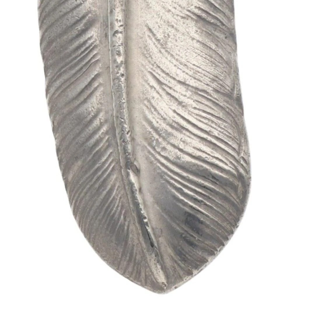 GOROWS PLAIN OVERSIZED FEATHER LEFT FACING NECKLINE TOP - 4