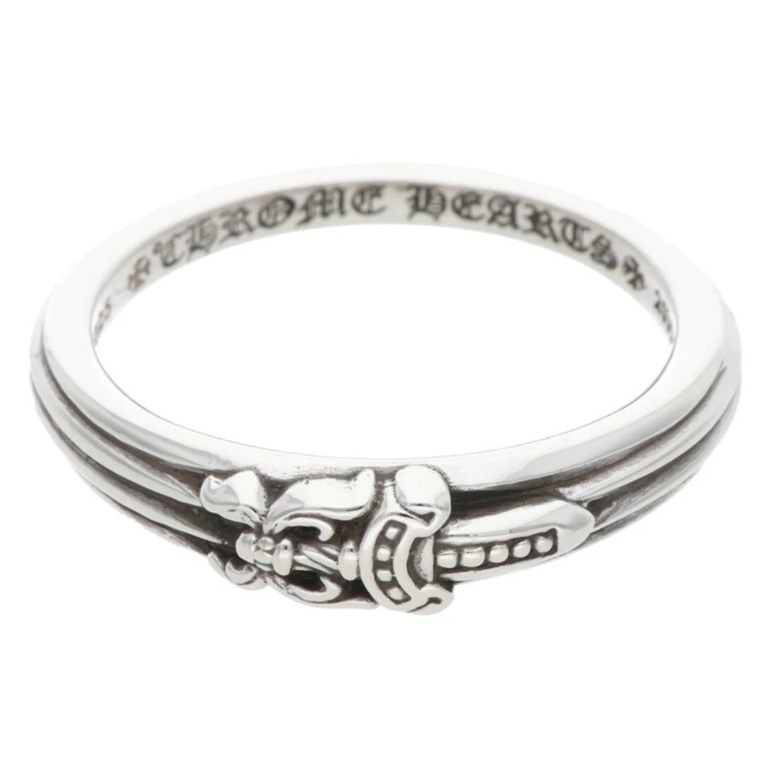 CHROME HEARTS BABY CLASSIC DAGGER SILVER RING: Chrome Hearts BABY Classic Dagger Silver Ring Brand: Chrome Hearts Type/Style: Ring Material: 925 Silver Color: silver Size: US Size 26.5 Accessories: None Accessories Notice: When purchas