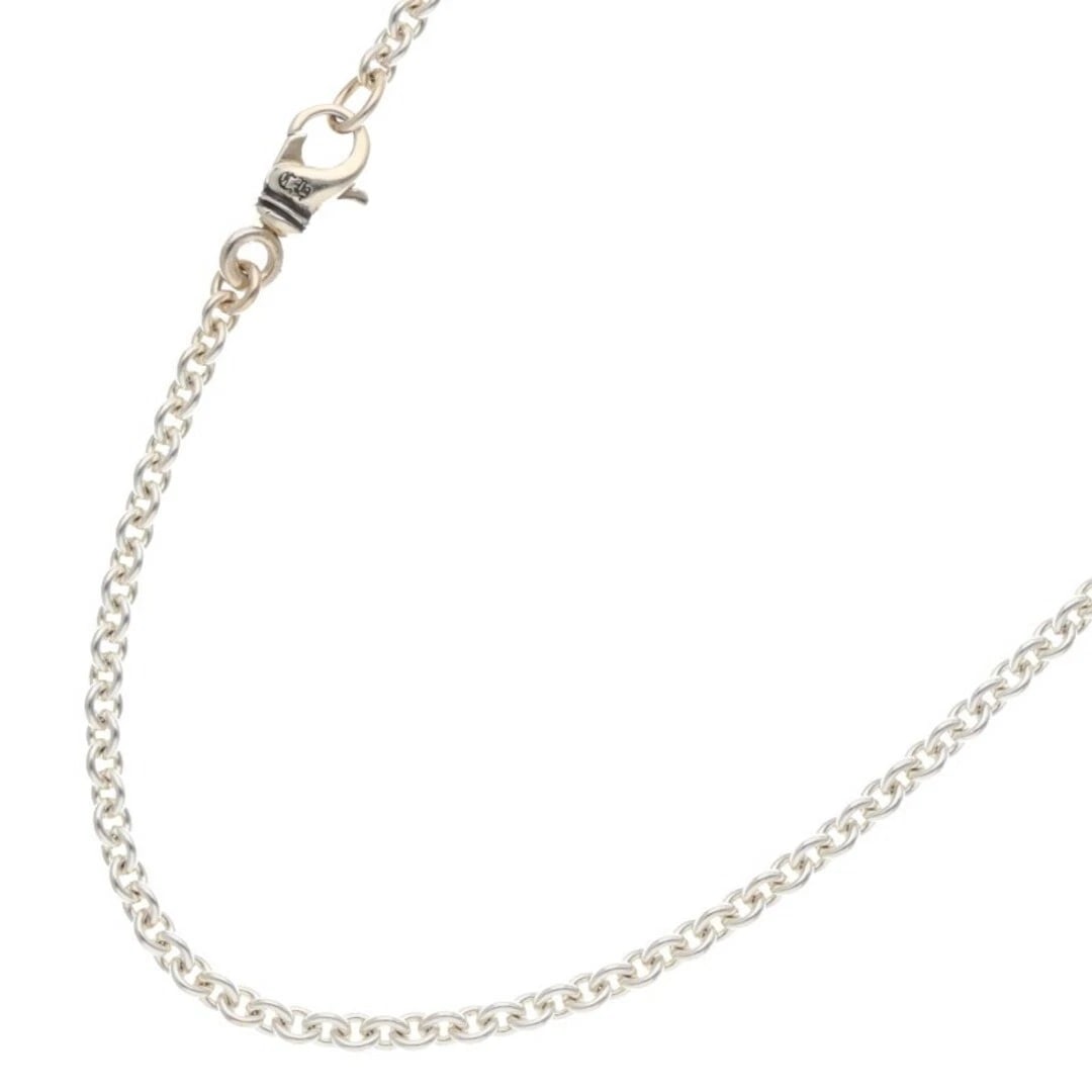 CHROME HEARTS NE CHAIN SILVER NECKLACE: Chrome Hearts NE CHAIN Silver Necklace Brand: Chrome Hearts Type/Style: Necklace Material: 925 Silver Color: silver Size: total length 76cm Accessories: None Accessories Notice: When purch