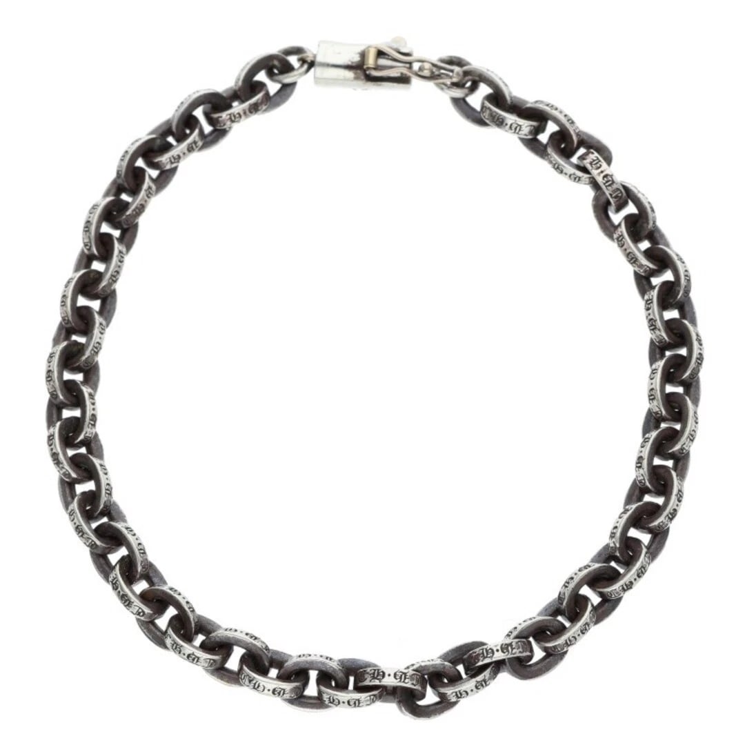 CHROME HEARTS PAPER CHAIN SILVER BRACELET: Chrome Hearts Paper Chain Silver Bracelet Brand: Chrome Hearts Type/Style: Others Material: 925 Silver Color: silver Size: total length 18cm Accessories: None Accessories Notice: When purchasing