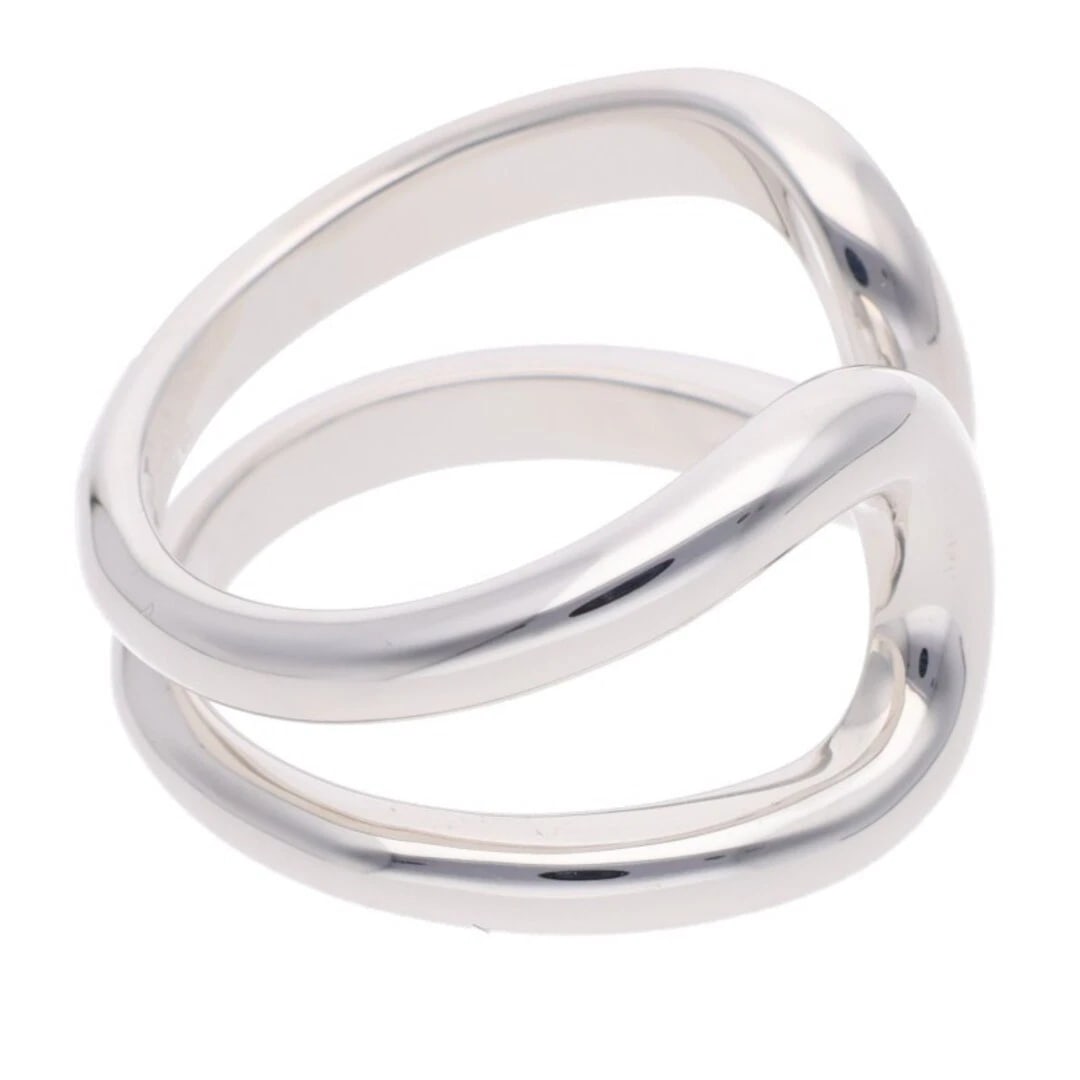 HERMES LIMA PM SILVER RING: Hermes Lima PM Silver Ring Brand: HERMES Type/Style: Ring Material: 925 Silver Color: silver Size: US Size 13 Accessories: None Accessories Notice: When purchasing pre-owned goods, please