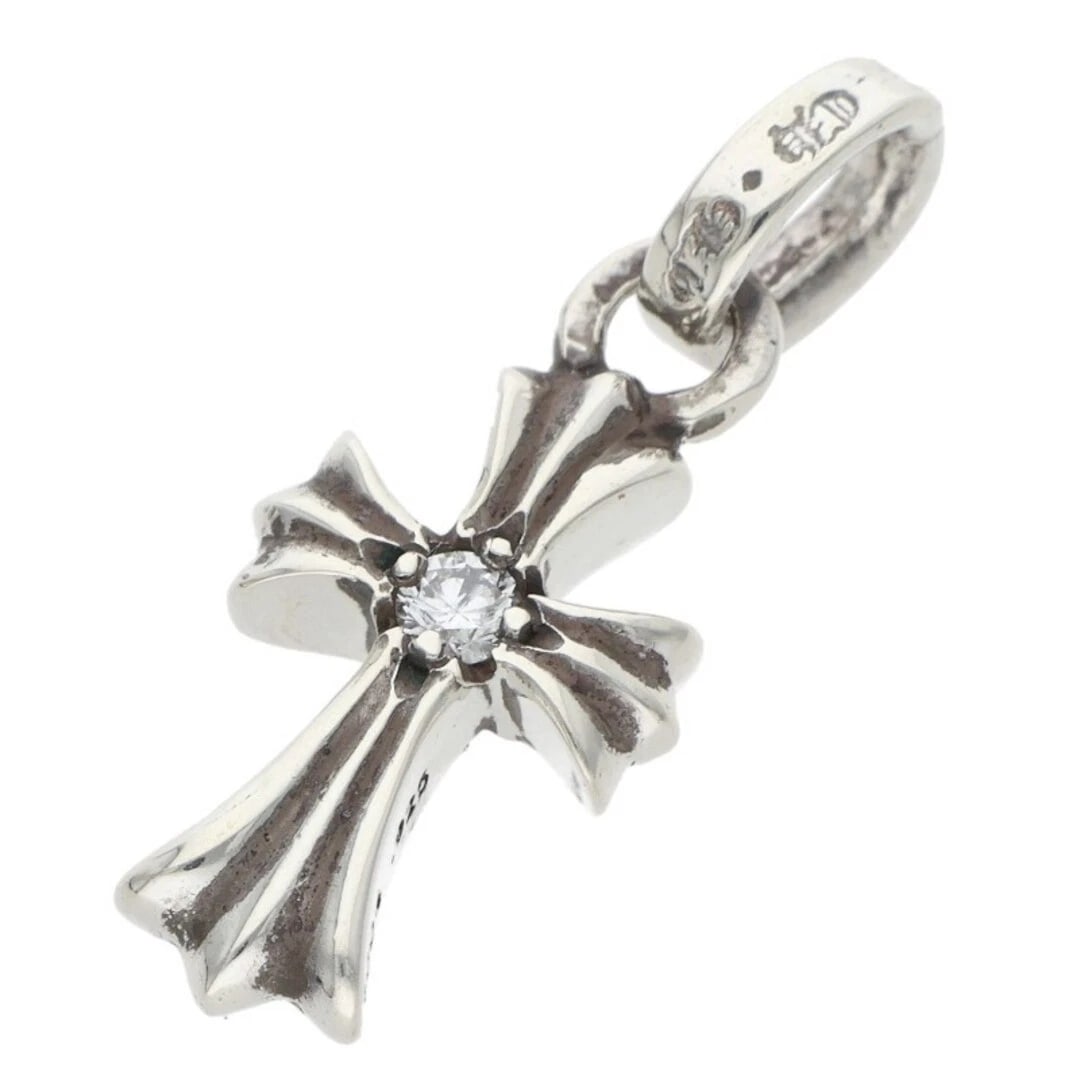 CHROME HEARTS BABY FAT DOUBLE SIDED CHARM: Chrome Hearts Baby Fat Double Sided charm Brand: Chrome Hearts Type/Style: Necklace Material: 925 Silver Color: silver Size: vertical 2.4cm Accessories: None Accessories Notice: When purchasing