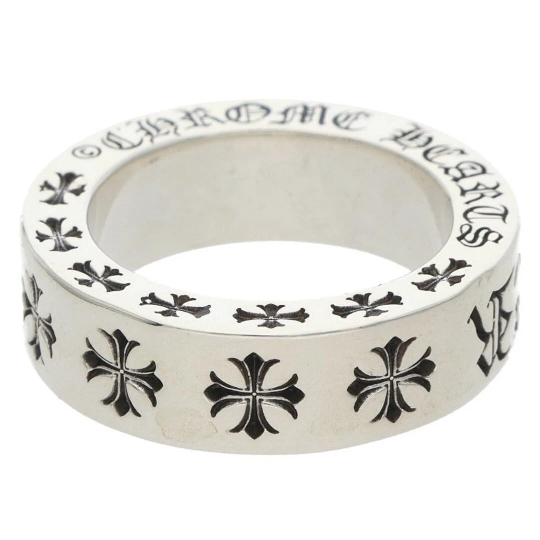CHROME HEARTS SPACER FOREVER SILVER RING: Chrome Hearts Spacer Forever Silver Ring Brand: Chrome Hearts Type/Style: Ring Material: 925 Silver Color: silver Size: US Size 6 Accessories: None Accessories Notice: When purchasing pre-owned