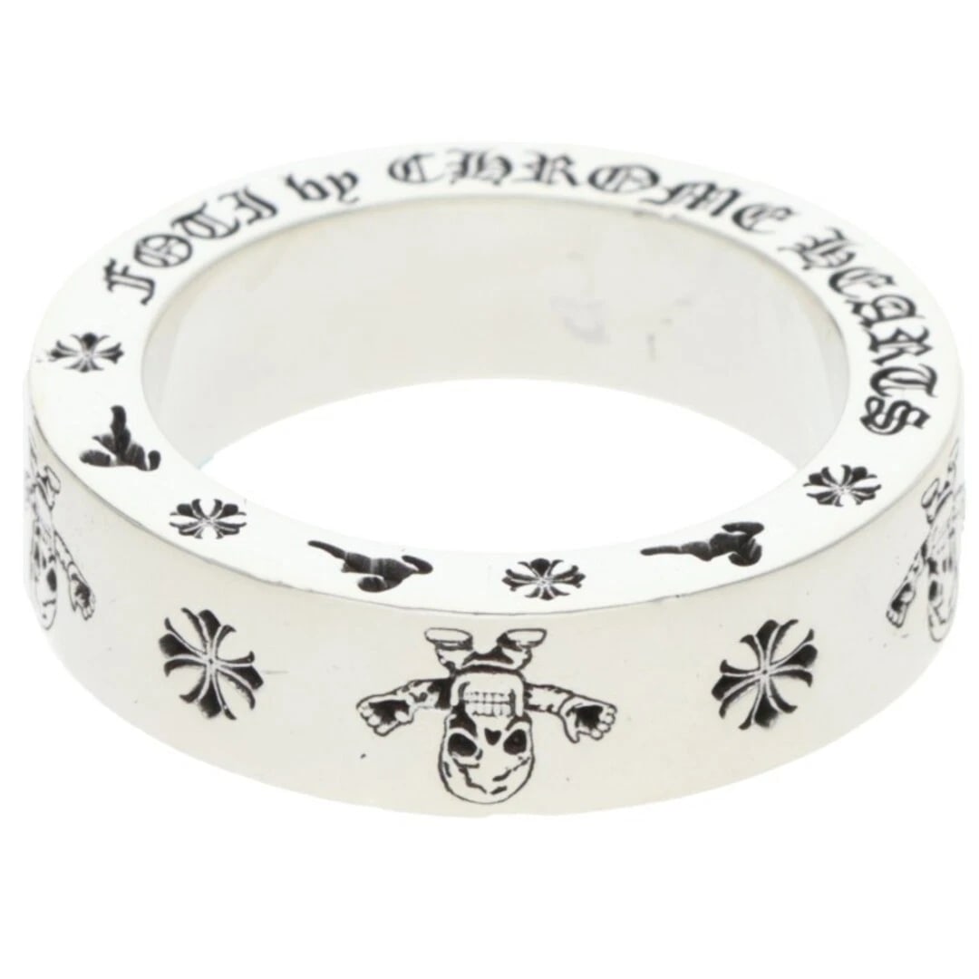 CHROME HEARTS SPACER FOTO SPACERFORTY RING: Chrome Hearts Spacer Foto Spacerforty Ring Brand: Chrome Hearts Type/Style: Ring Material: 925 Silver Color: silver Size: 6.75 - 7 US Accessories: None Accessories Notice: When purchasing pre-owned