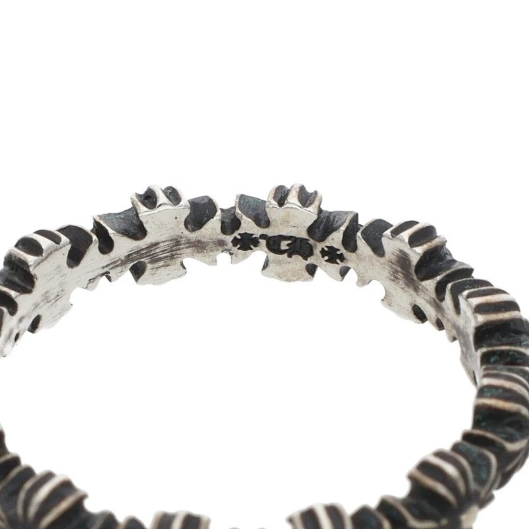 CHROME HEARTS ECH PLUS SILVER RING - 2