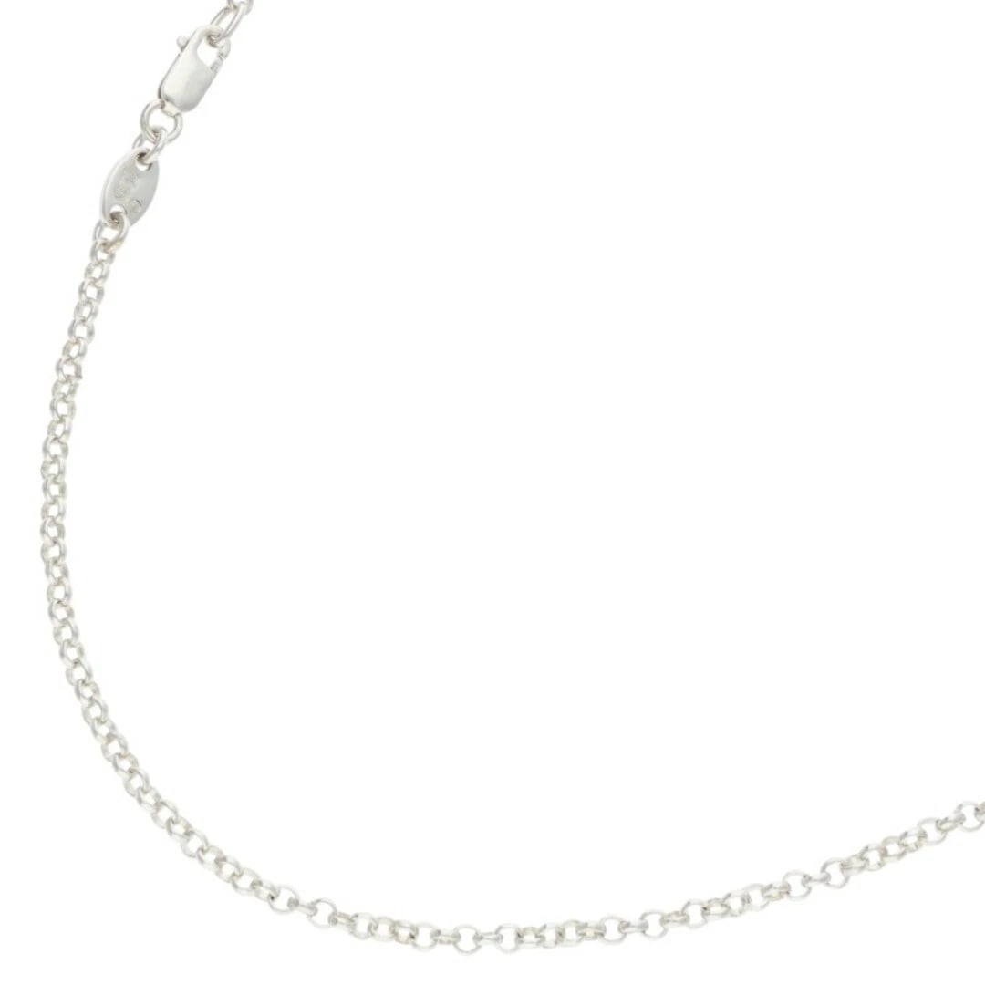 CHROME HEARTS NECKCHAIN ROLL CHAIN 20INCH SILVER NECKLACE: Chrome hearts NECKCHAIN roll chain 20inch silver necklace Brand: Chrome Hearts Type/Style: Necklace Material: 925 Silver Color: silver Size: total length 50.5cm Accessories: None Accessori