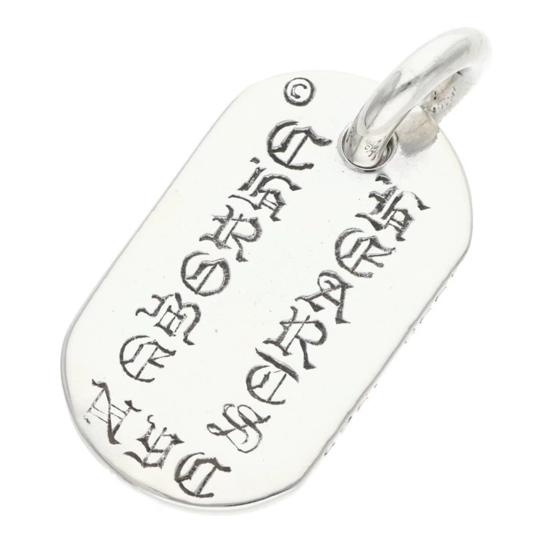 CHROME HEARTS D TAG SML LTD SMALL DOG NYC NECKLACE TOP: Chrome Hearts D TAG SML LTD small dog NYC necklace top Brand: Chrome Hearts Type/Style: Necklace Material: 925 Silver Color: silver Size: vertical 3.6cm Accessories: None Accessories Notice: When