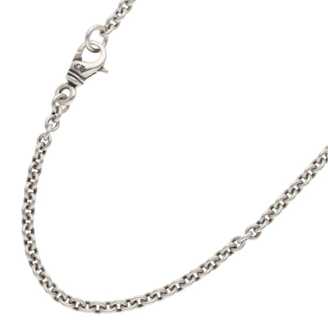 CHROME HEARTS NE CHAIN SILVER NECKLACE: Chrome Hearts NE CHAIN Silver Necklace Brand: Chrome Hearts Type/Style: Necklace Material: 925 Silver Color: silver Size: total length 46cm Accessories: None Accessories Notice: When purch