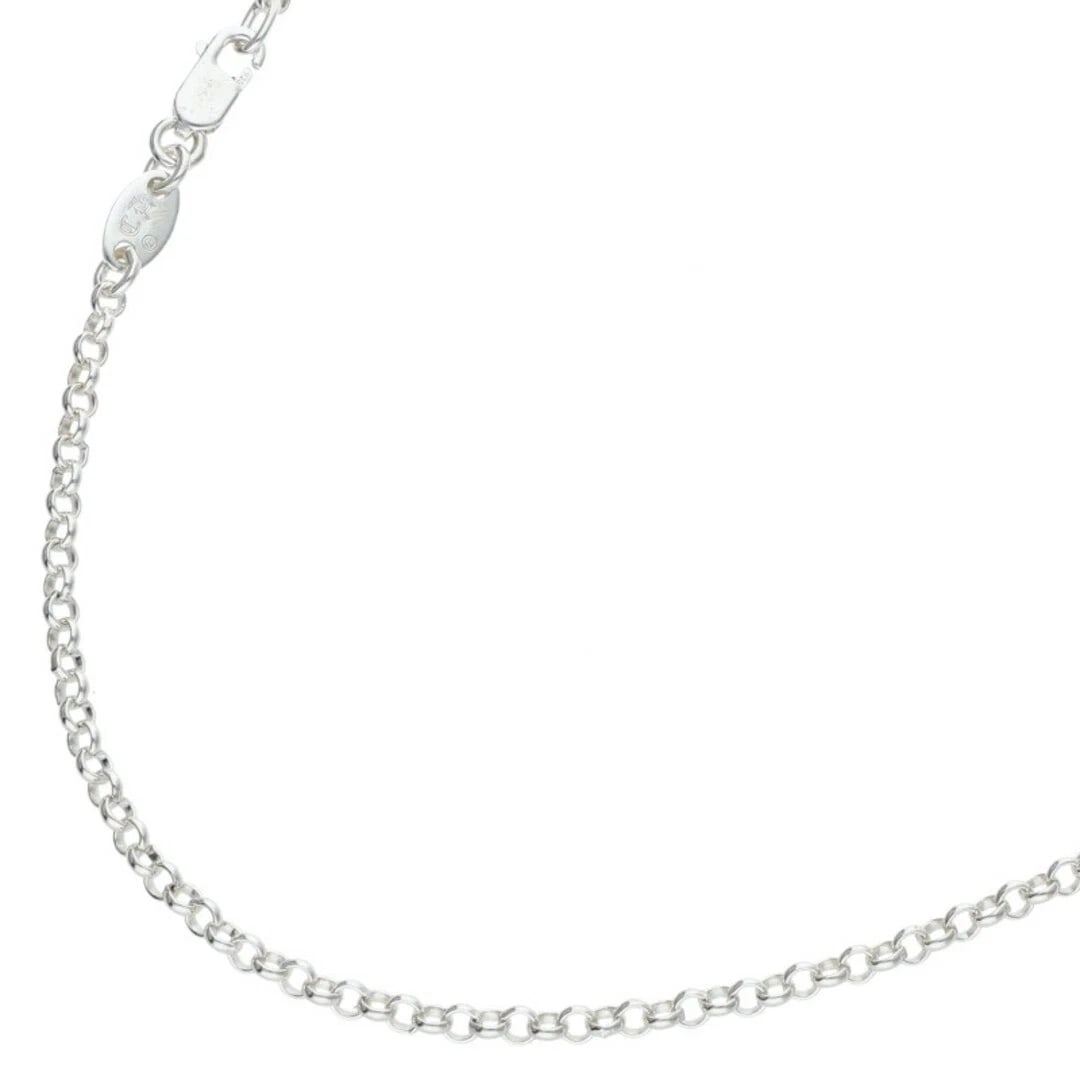 CHROME HEARTS NECKCHAIN ROLL CHAIN SILVER NECKLACE: Chrome Hearts NECKCHAIN ROLL CHAIN SILVER NECKLACE Brand: Chrome Hearts Type/Style: Necklace Material: 925 Silver Color: silver Size: total length 61.5cm Accessories: None Accessories Noti