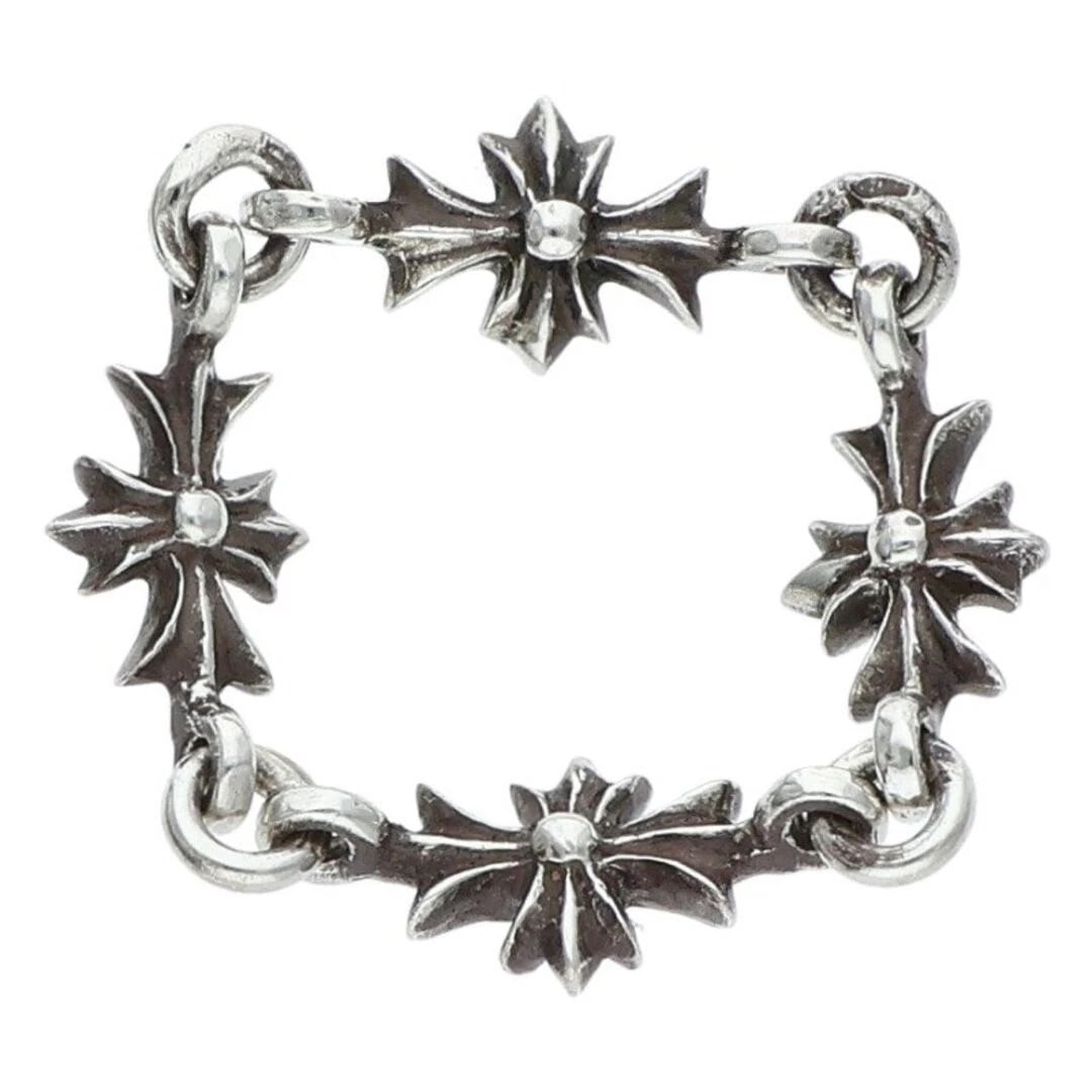 CHROME HEARTS RING TNY E CH PLS TINY ECH PLUS SILVER MEN'S - 2