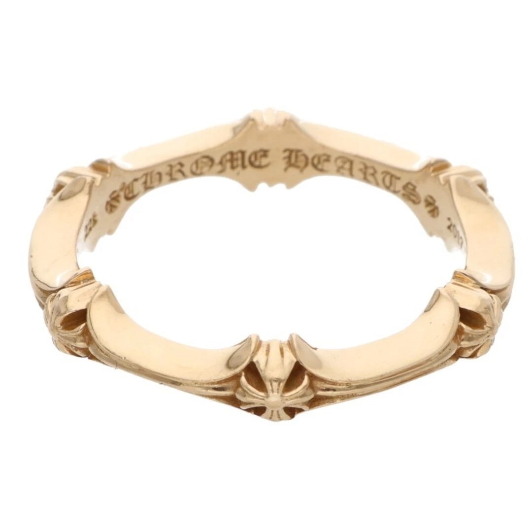 CHROME HEARTS PLUS AND BONE RING: Chrome Hearts Plus and Bone Ring Brand: Chrome Hearts Type/Style: Ring Material: 22K Yellow Gold Color: YG Size: US Size 26 Accessories: None Accessories Notice: When purchasing pre-owned