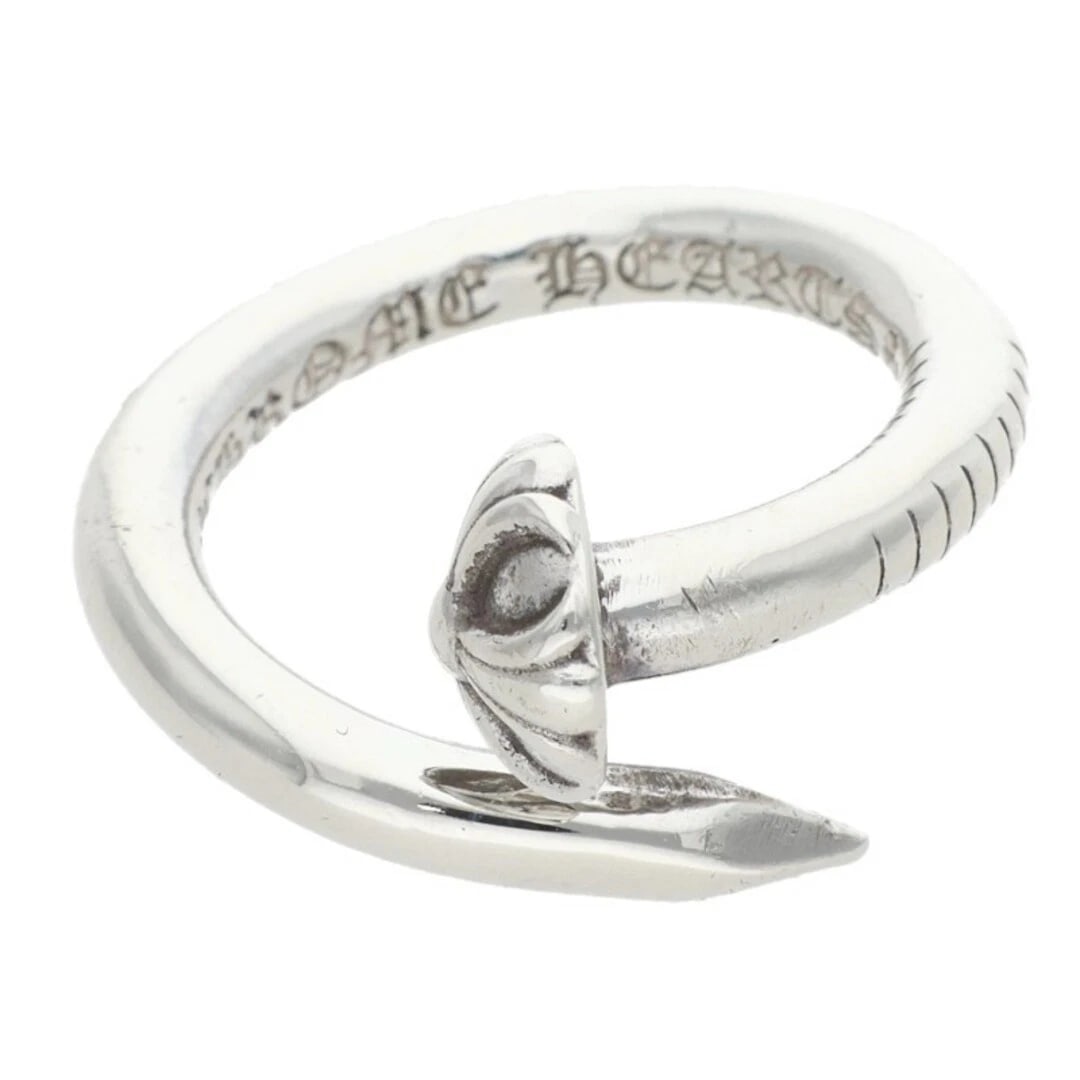 CHROME HEARTS NAIL CRSBALL CROSSBALL SILVER RING: Chrome Hearts NAIL CRSBALL Crossball Silver Ring Brand: Chrome Hearts Type/Style: Ring Material: 925 Silver Color: silver Size: US Size 10 Accessories: None Accessories Notice: When purchasing